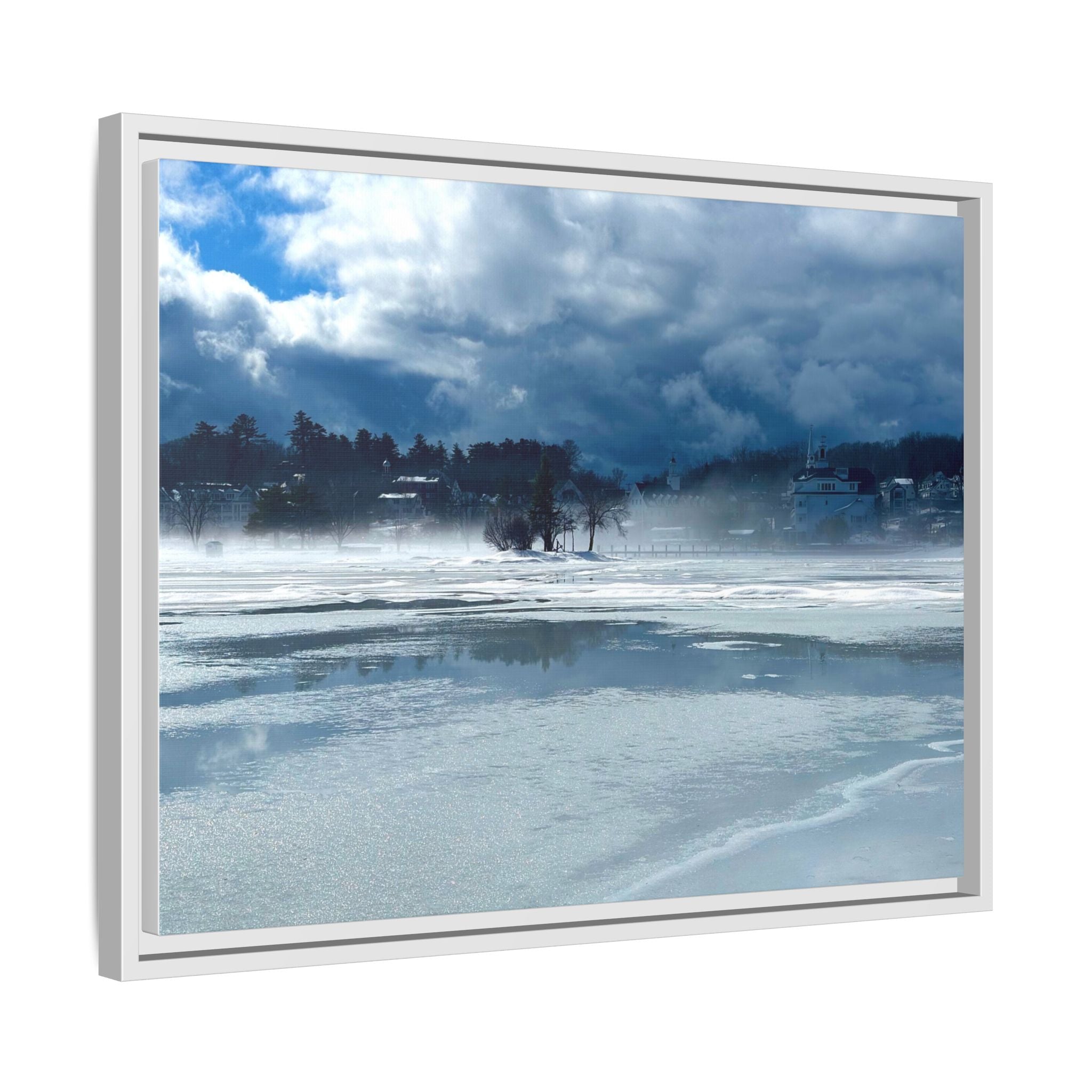 Meredith Bay in Ice Canvas