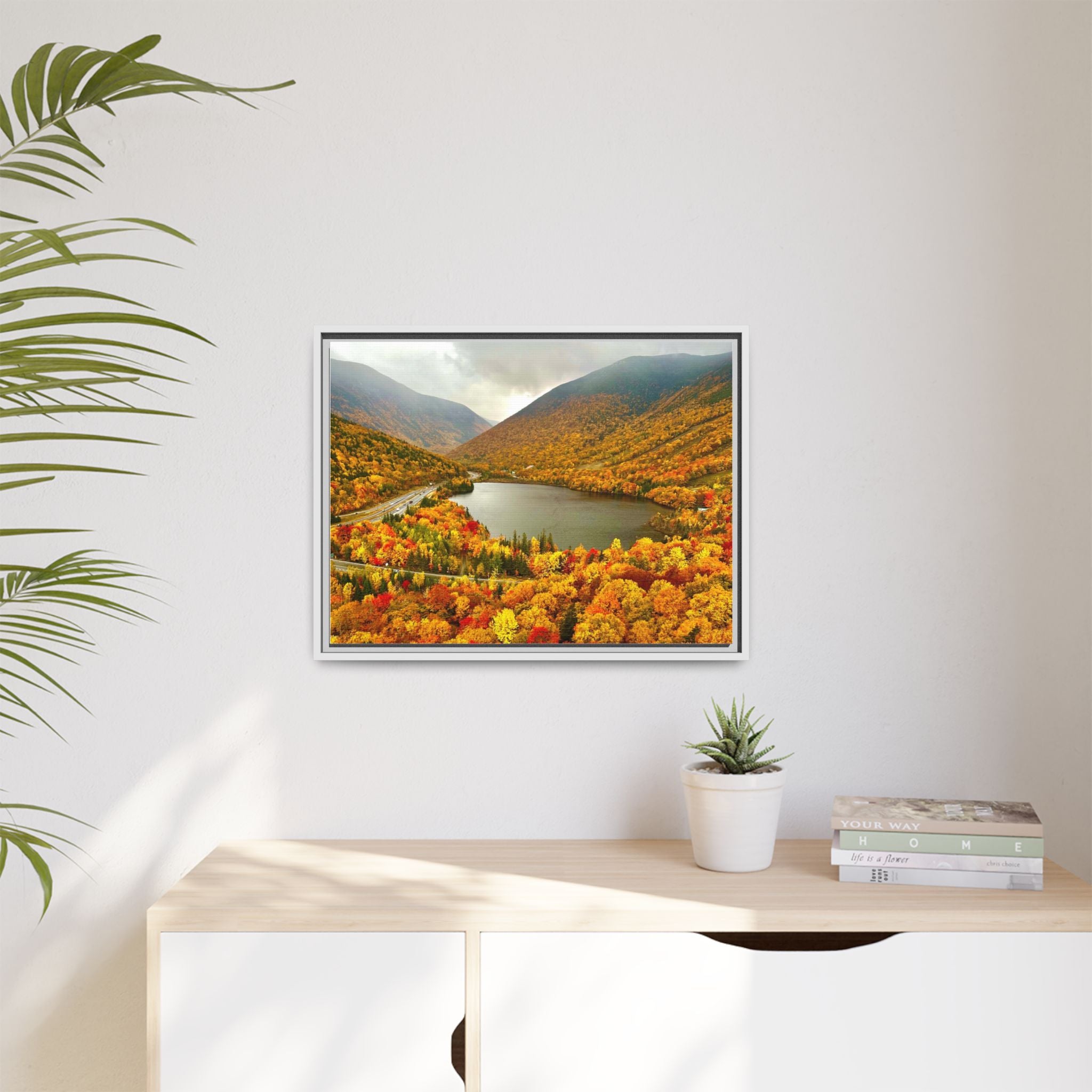 Canvas Print Foliage at Artist's Bluff