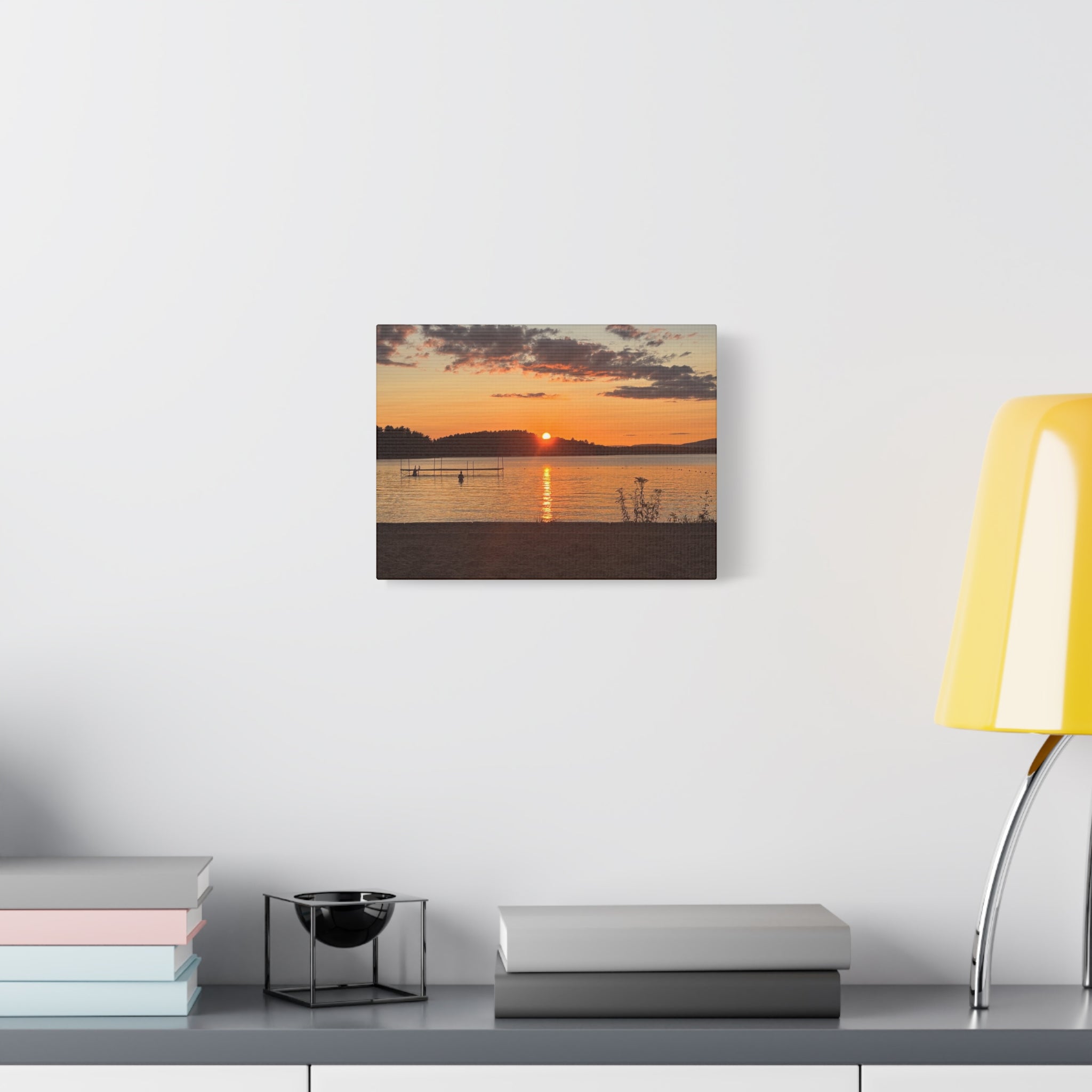 Canvas Print - Sunset on Lake Winnipesaukee
