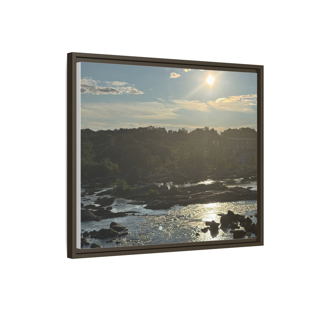 Amoskeag Falls Canvas with Frame