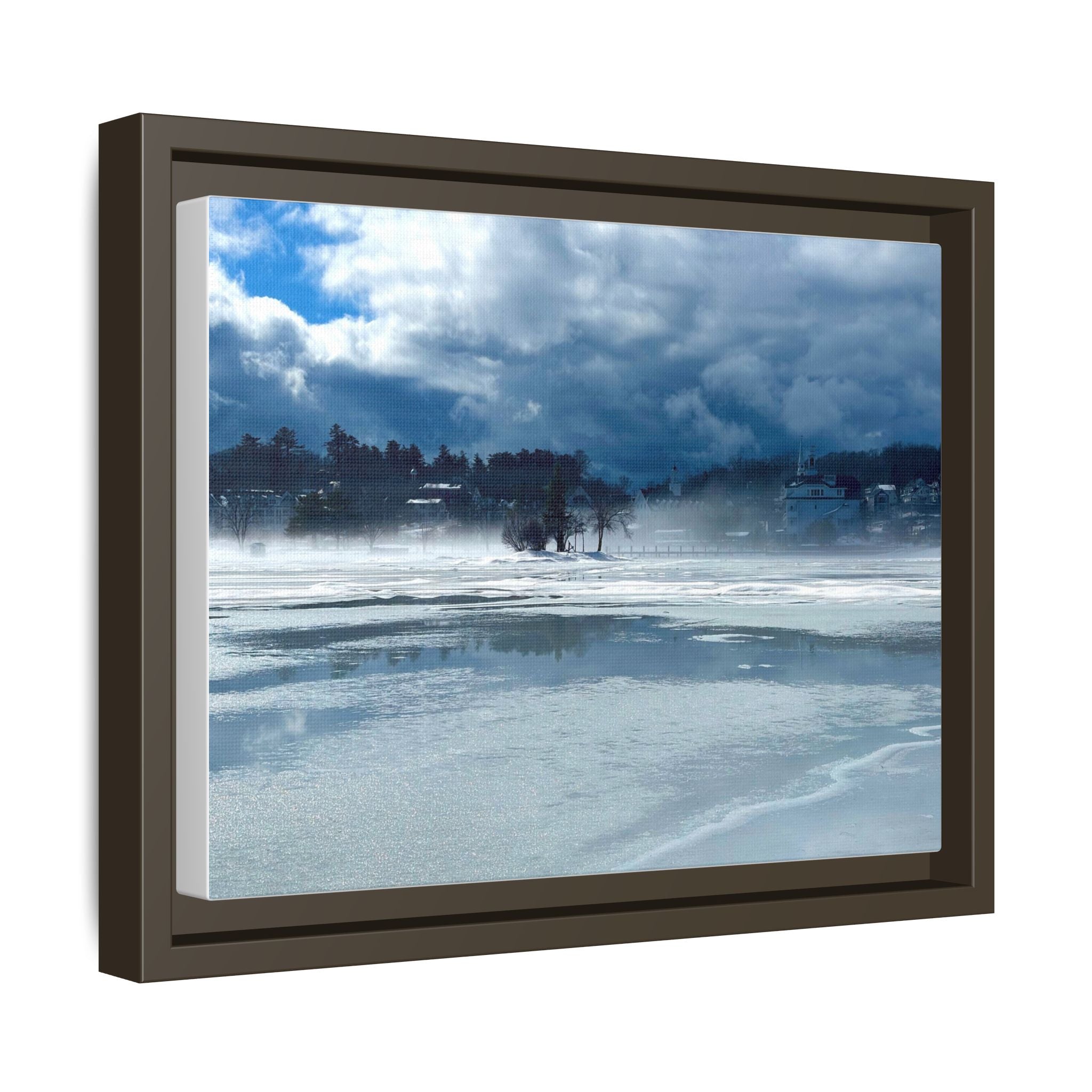 Meredith Bay in Ice Canvas