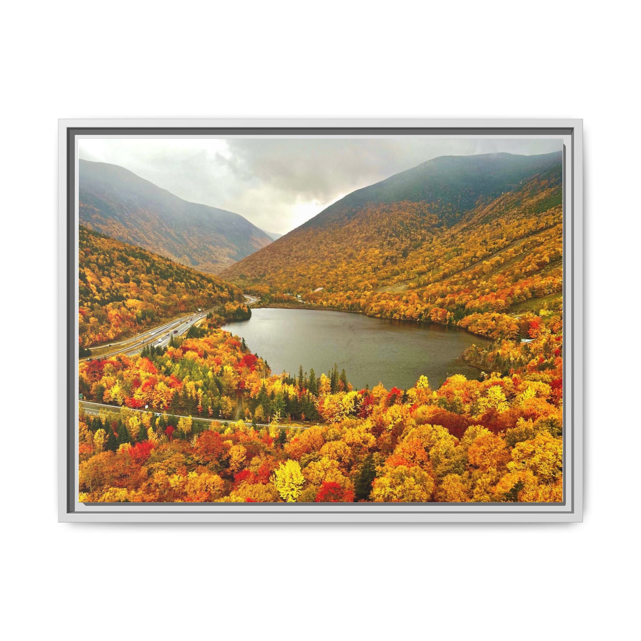Canvas Print Foliage at Artist's Bluff