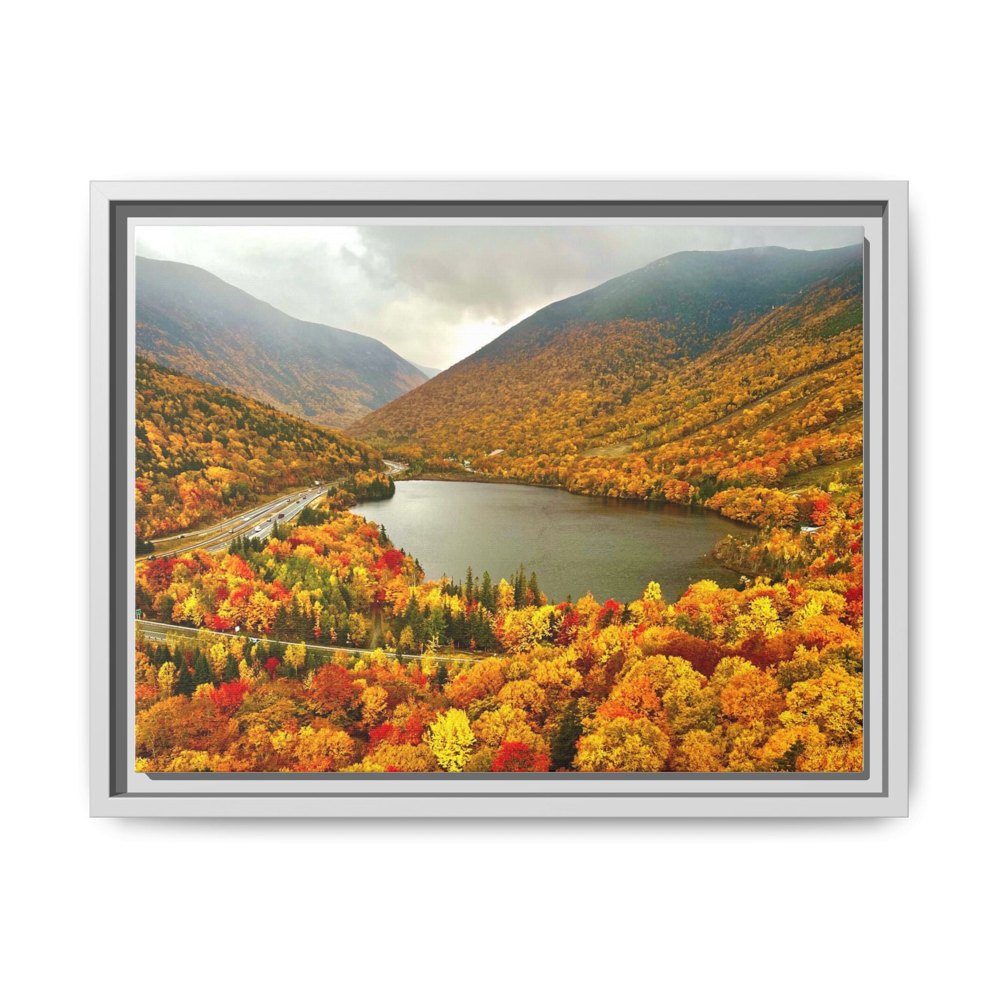Canvas Print Foliage at Artist's Bluff