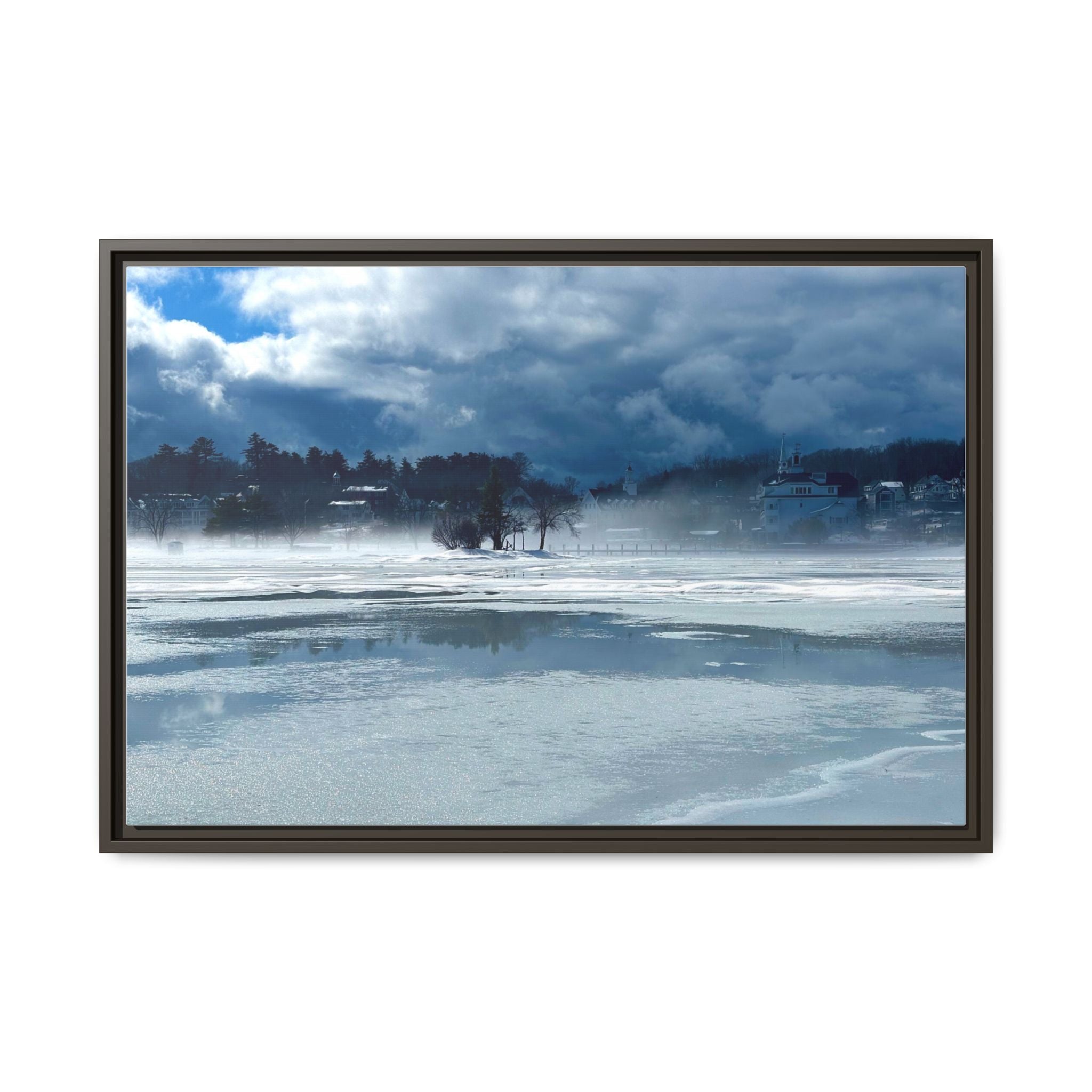 Meredith Bay in Ice Canvas
