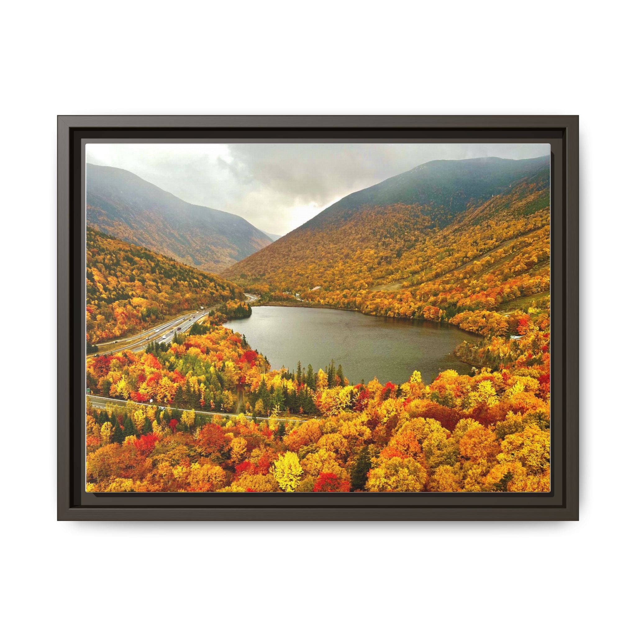Canvas Print Foliage at Artist's Bluff