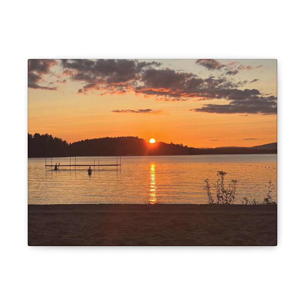 Canvas Print - Sunset on Lake Winnipesaukee
