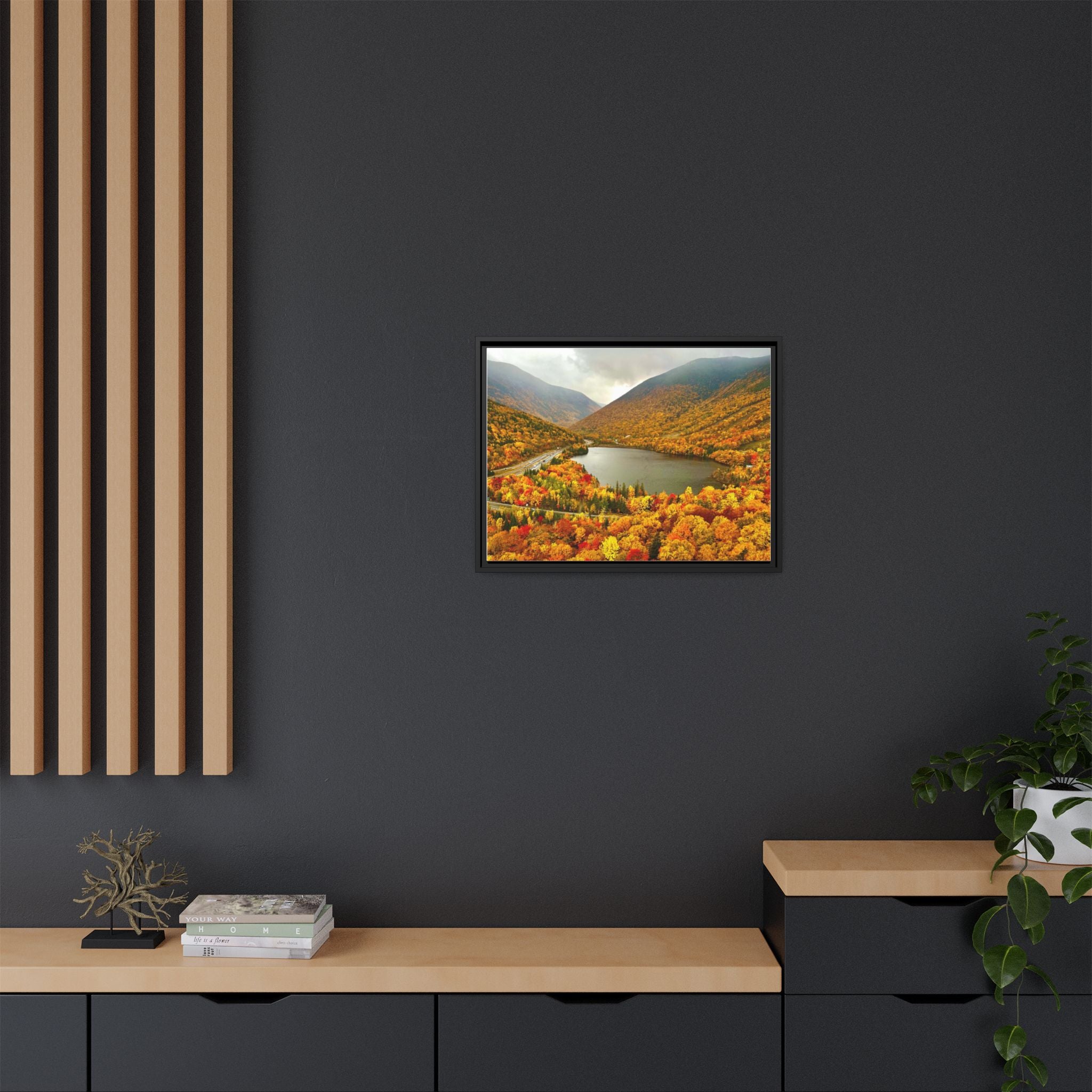 Canvas Print Foliage at Artist's Bluff
