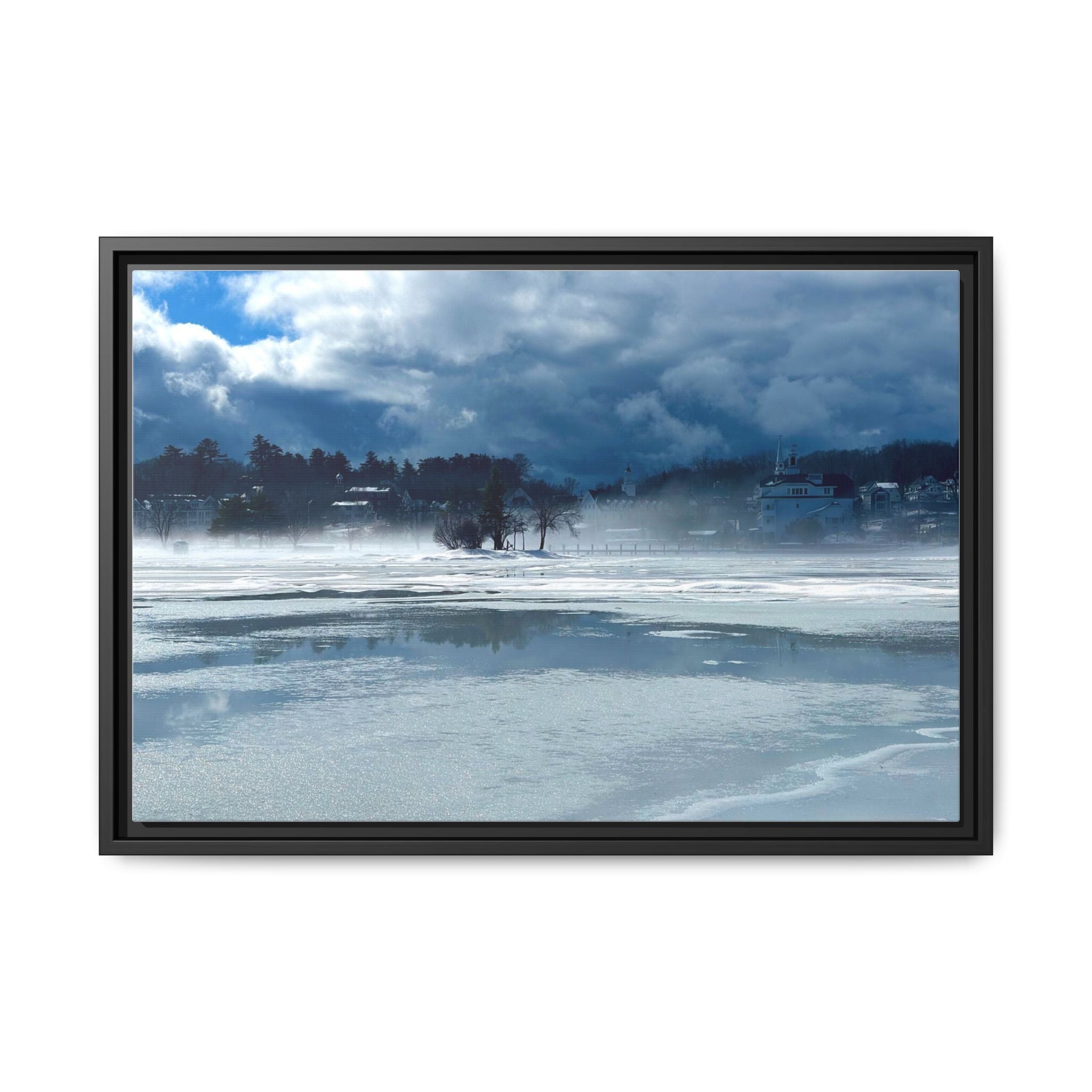 Meredith Bay in Ice Canvas