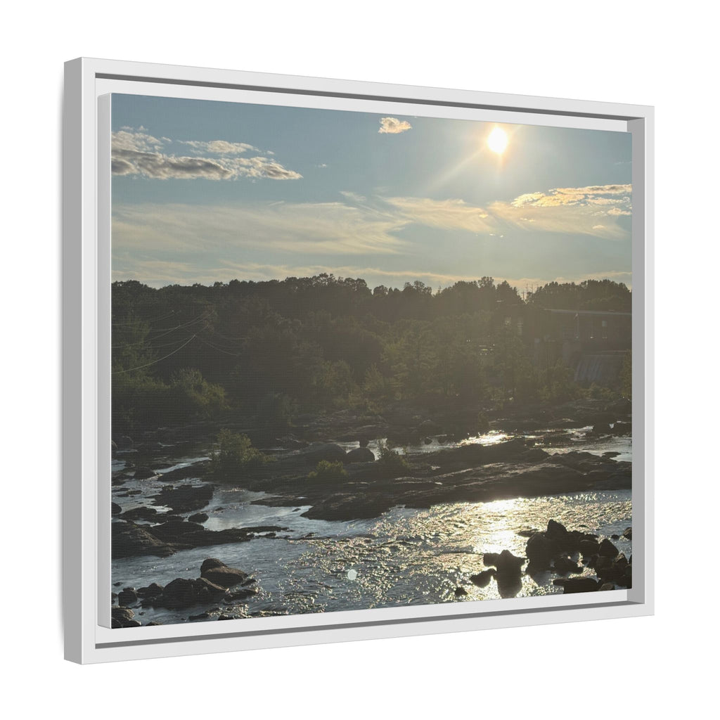 Amoskeag Falls Canvas with Frame