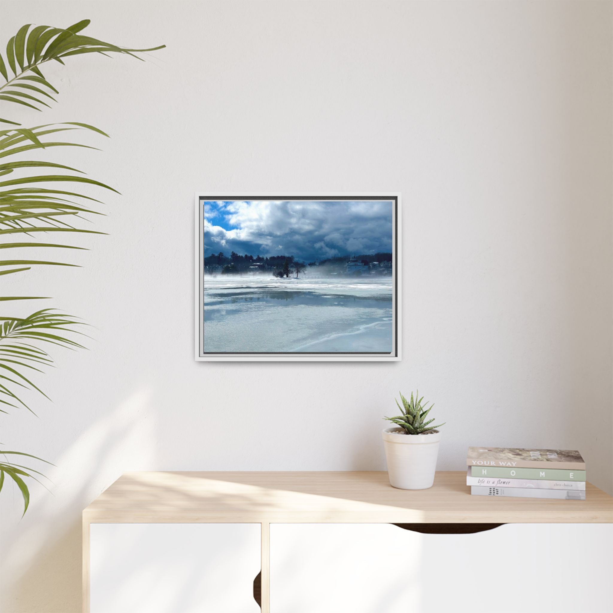 Meredith Bay in Ice Canvas