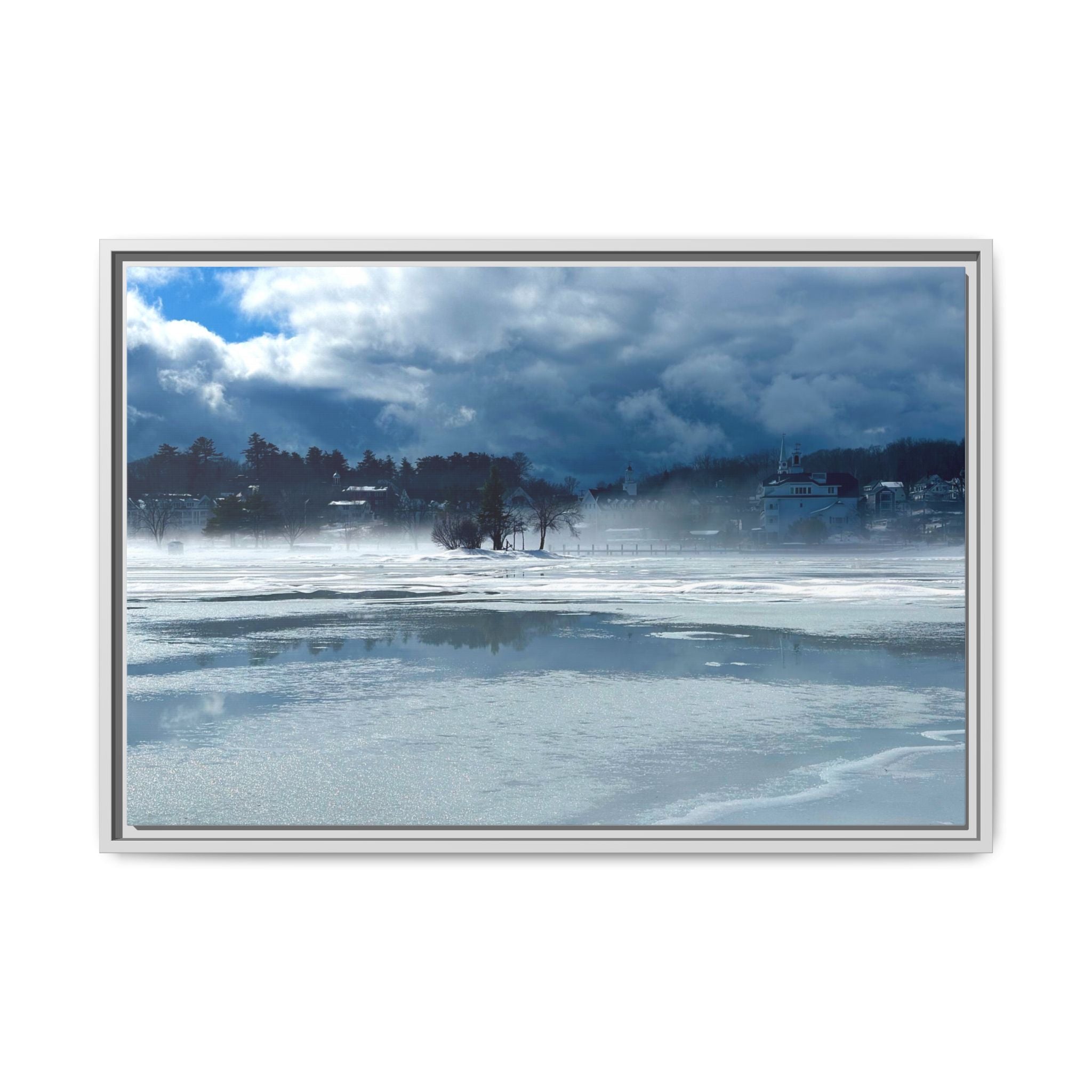 Meredith Bay in Ice Canvas