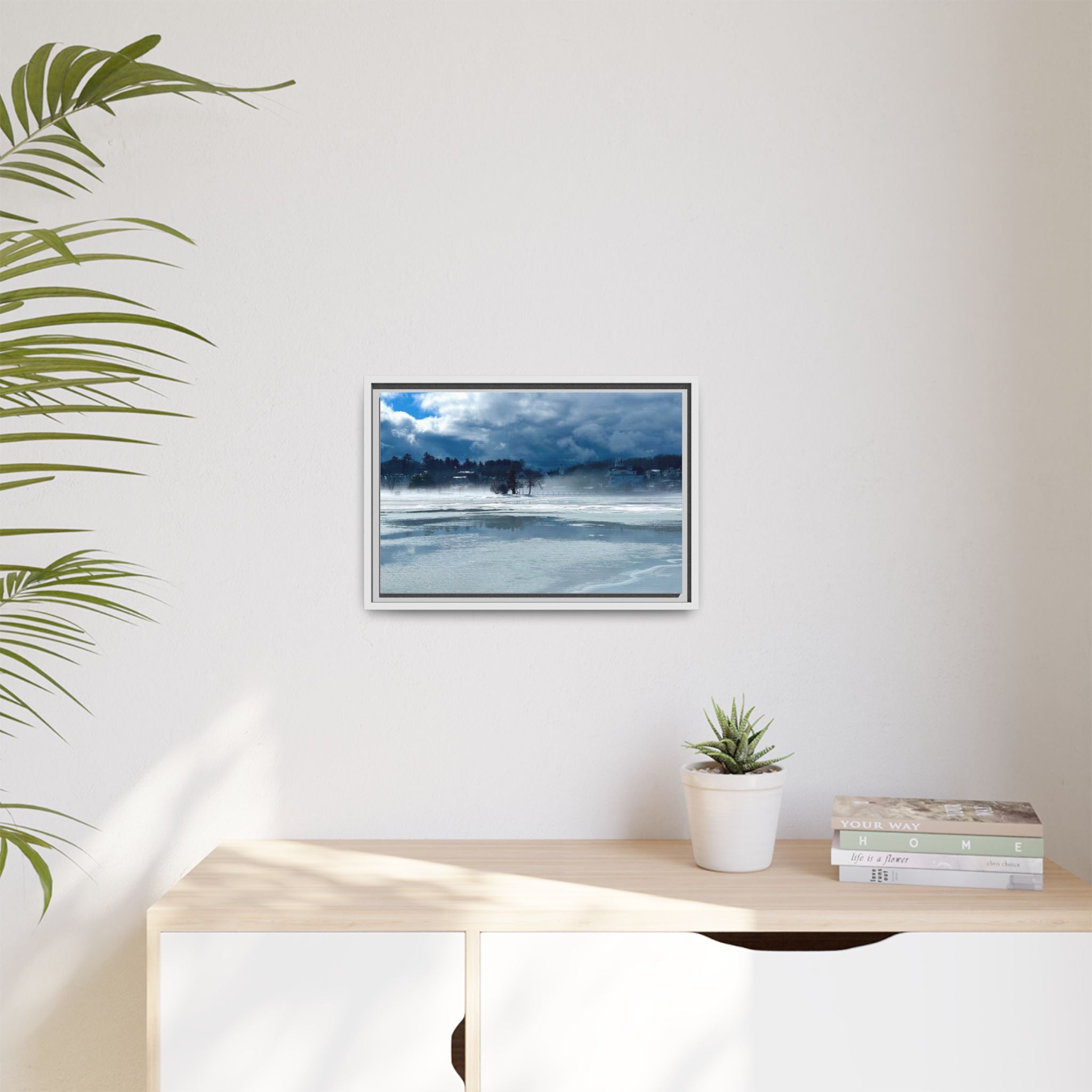 Meredith Bay in Ice Canvas