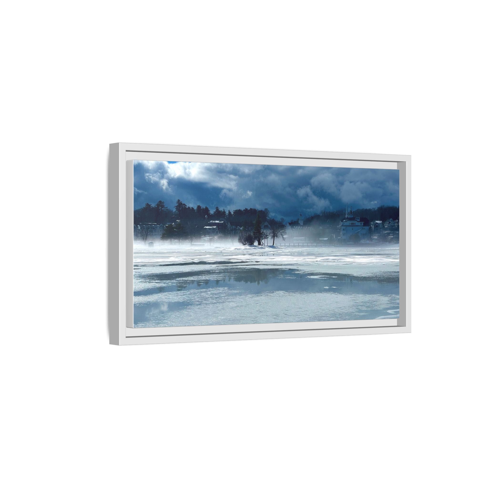 Meredith Bay in Ice Canvas