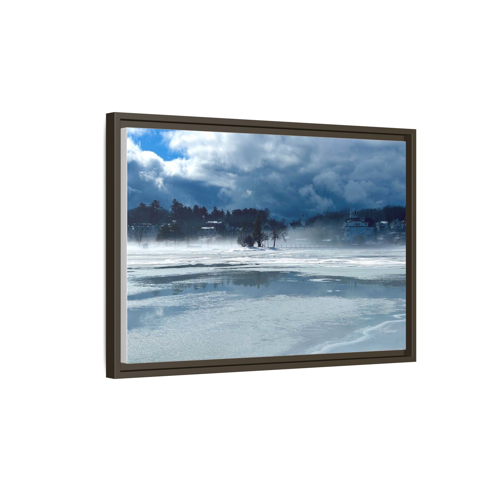 Meredith Bay in Ice Canvas