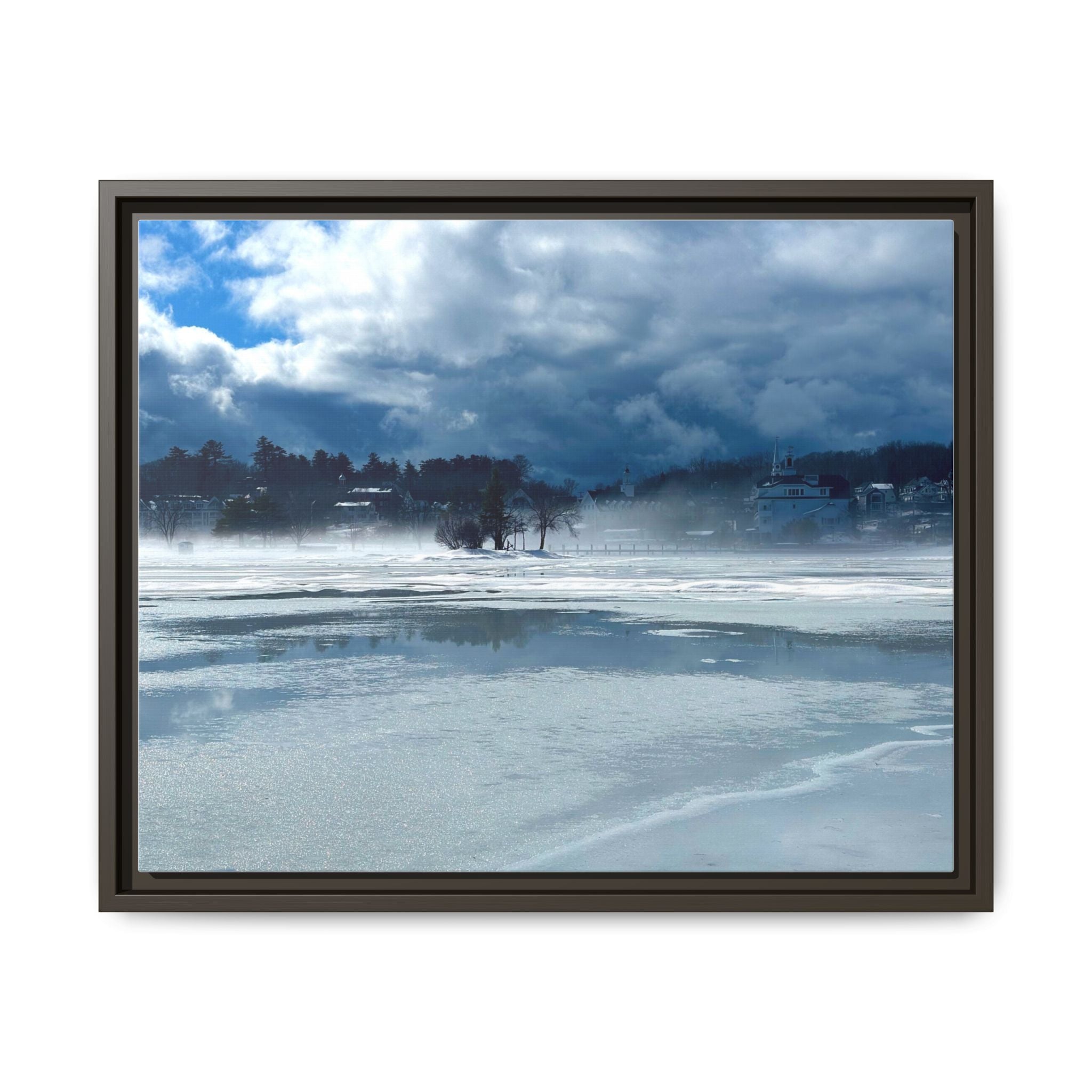 Meredith Bay in Ice Canvas