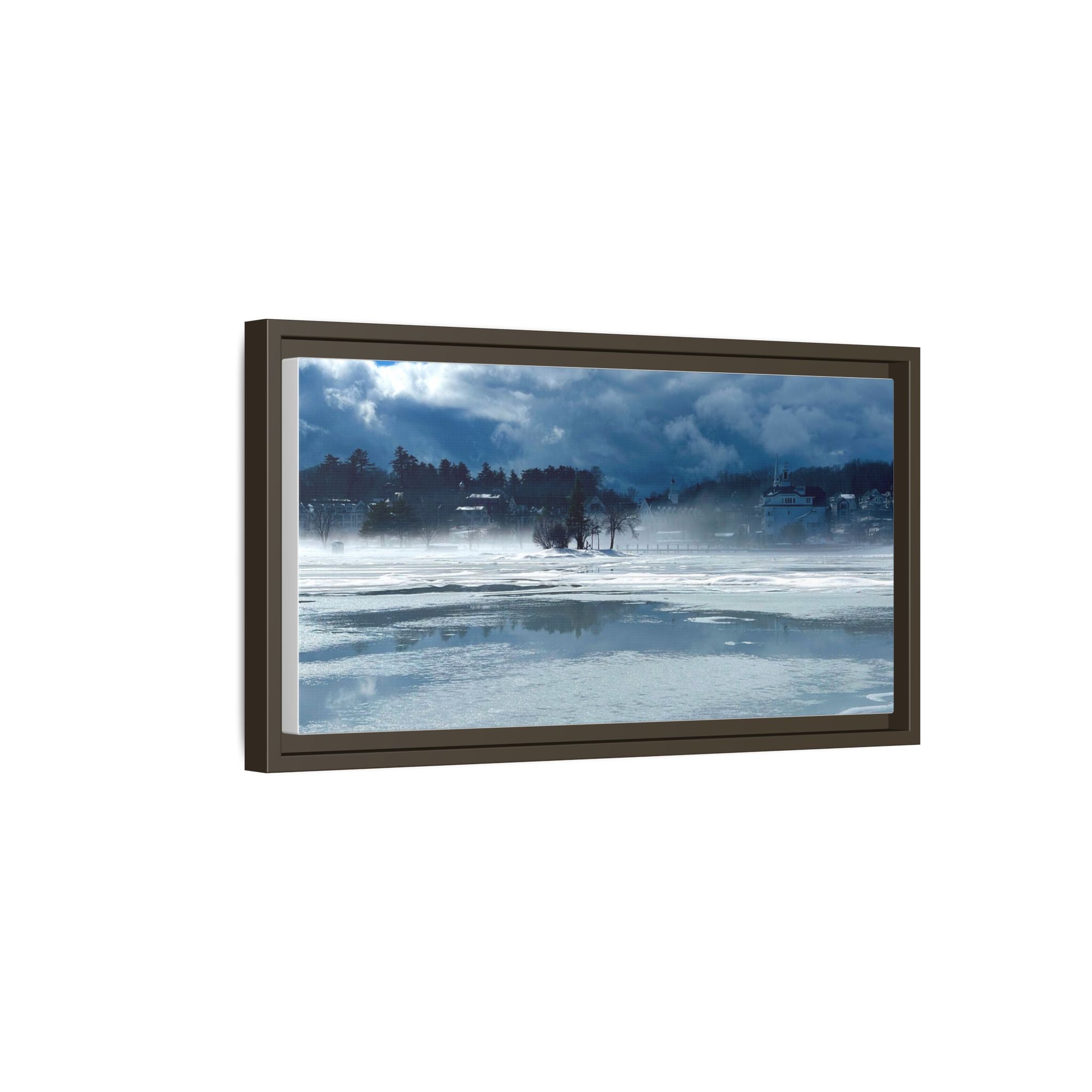 Meredith Bay in Ice Canvas