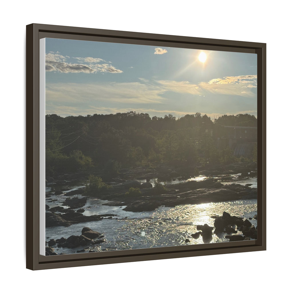 Amoskeag Falls Canvas with Frame