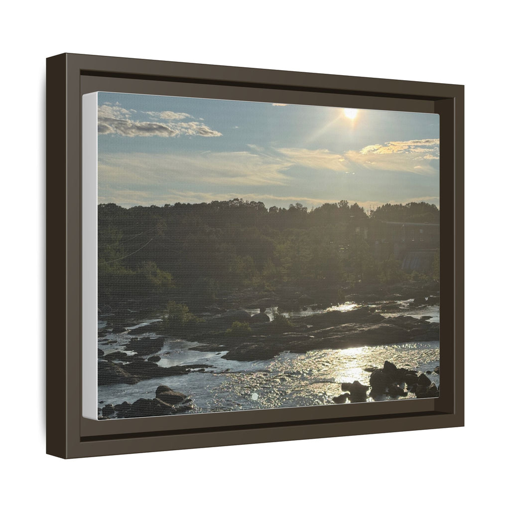 Amoskeag Falls Canvas with Frame