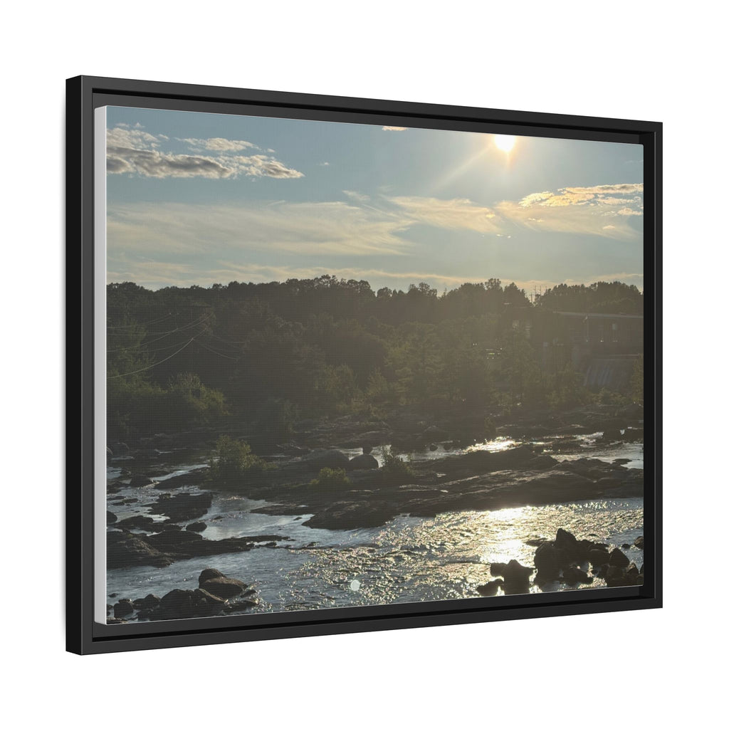 Amoskeag Falls Canvas with Frame