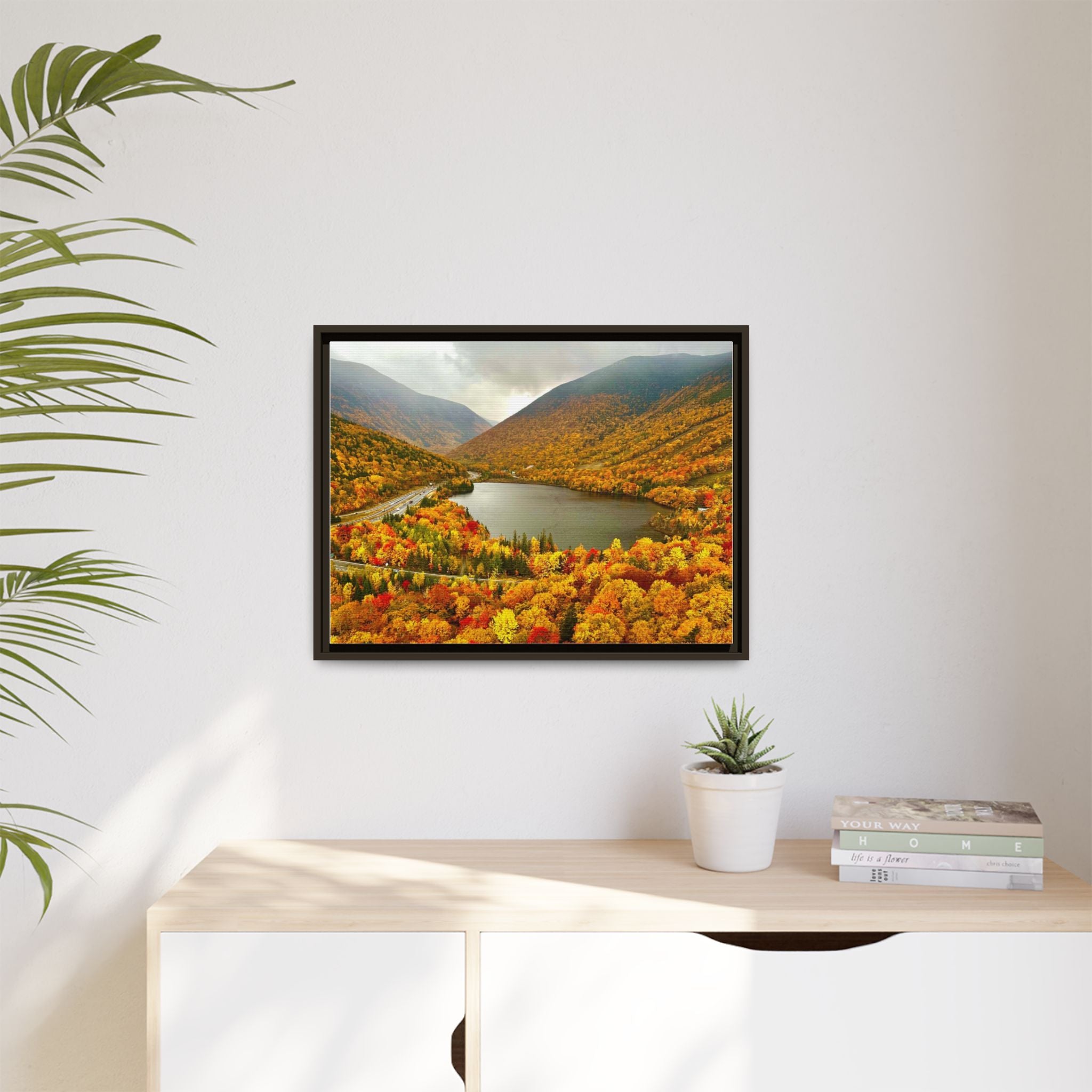 Canvas Print Foliage at Artist's Bluff