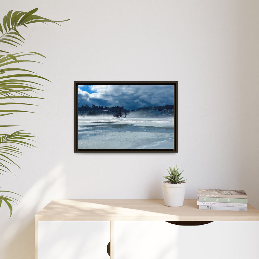 Meredith Bay in Ice Canvas