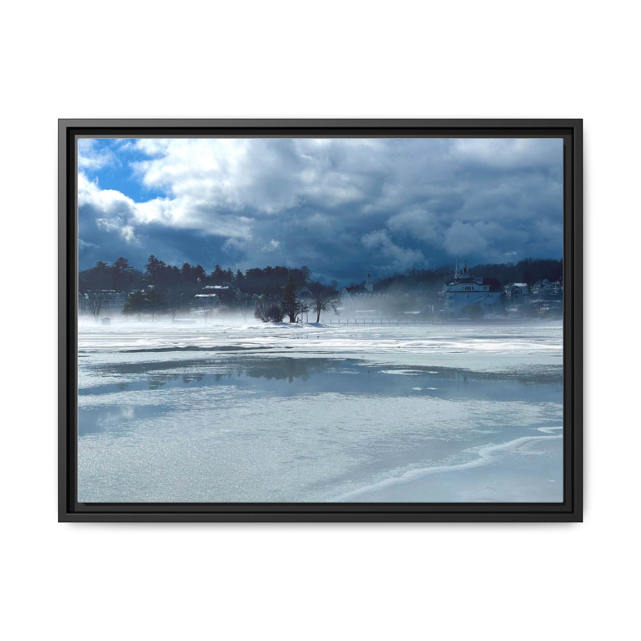 Meredith Bay in Ice Canvas