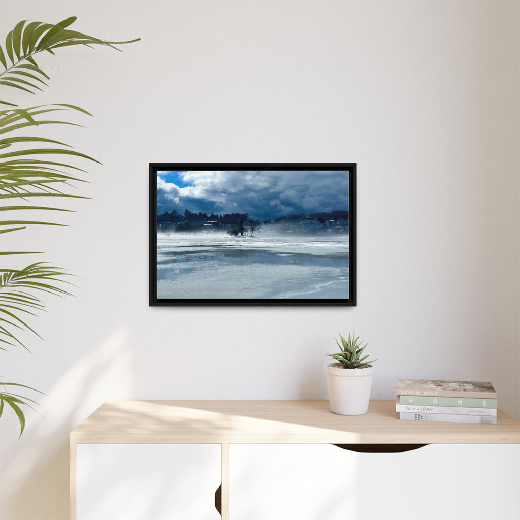 Meredith Bay in Ice Canvas