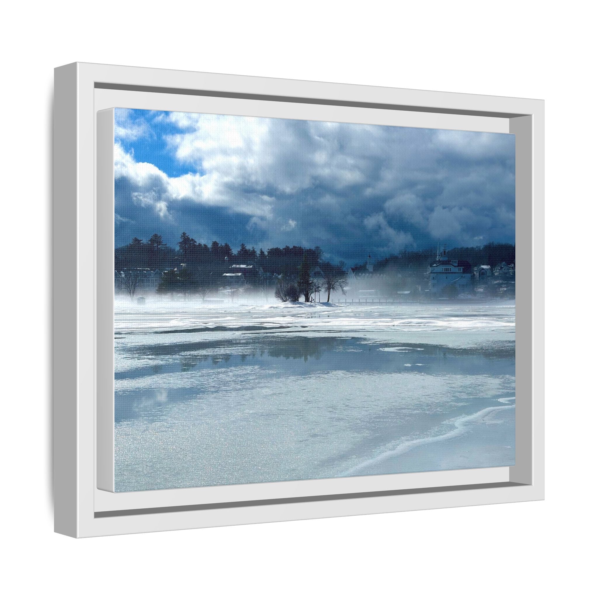 Meredith Bay in Ice Canvas