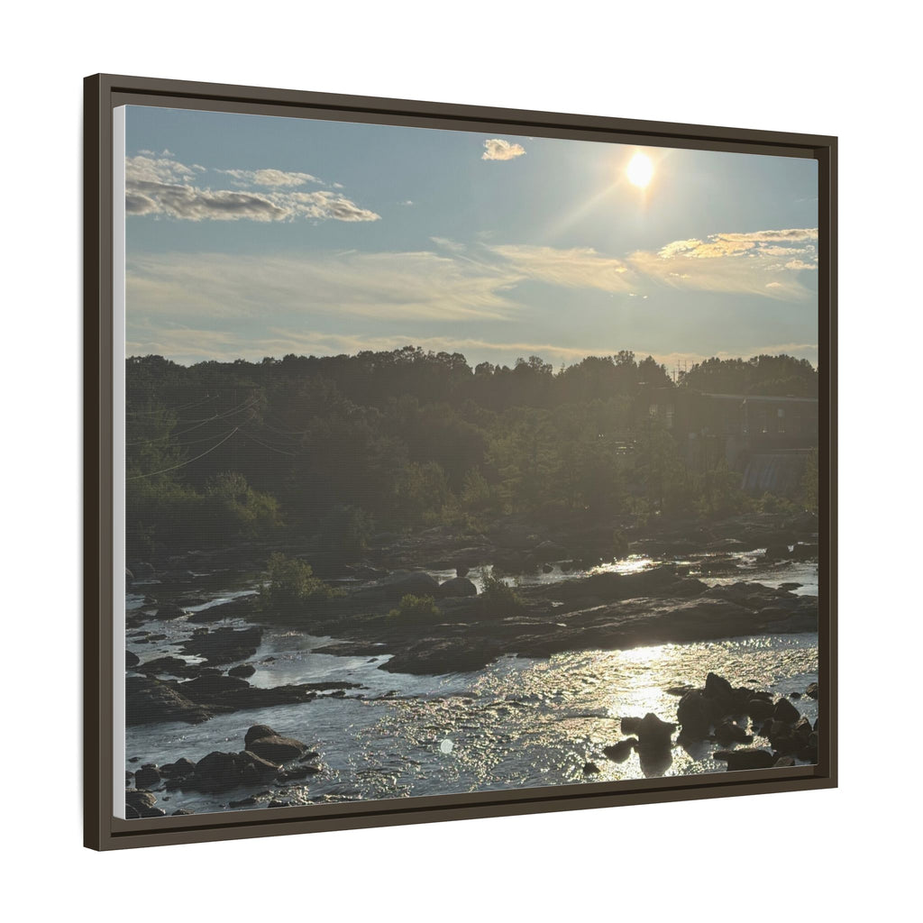 Amoskeag Falls Canvas with Frame