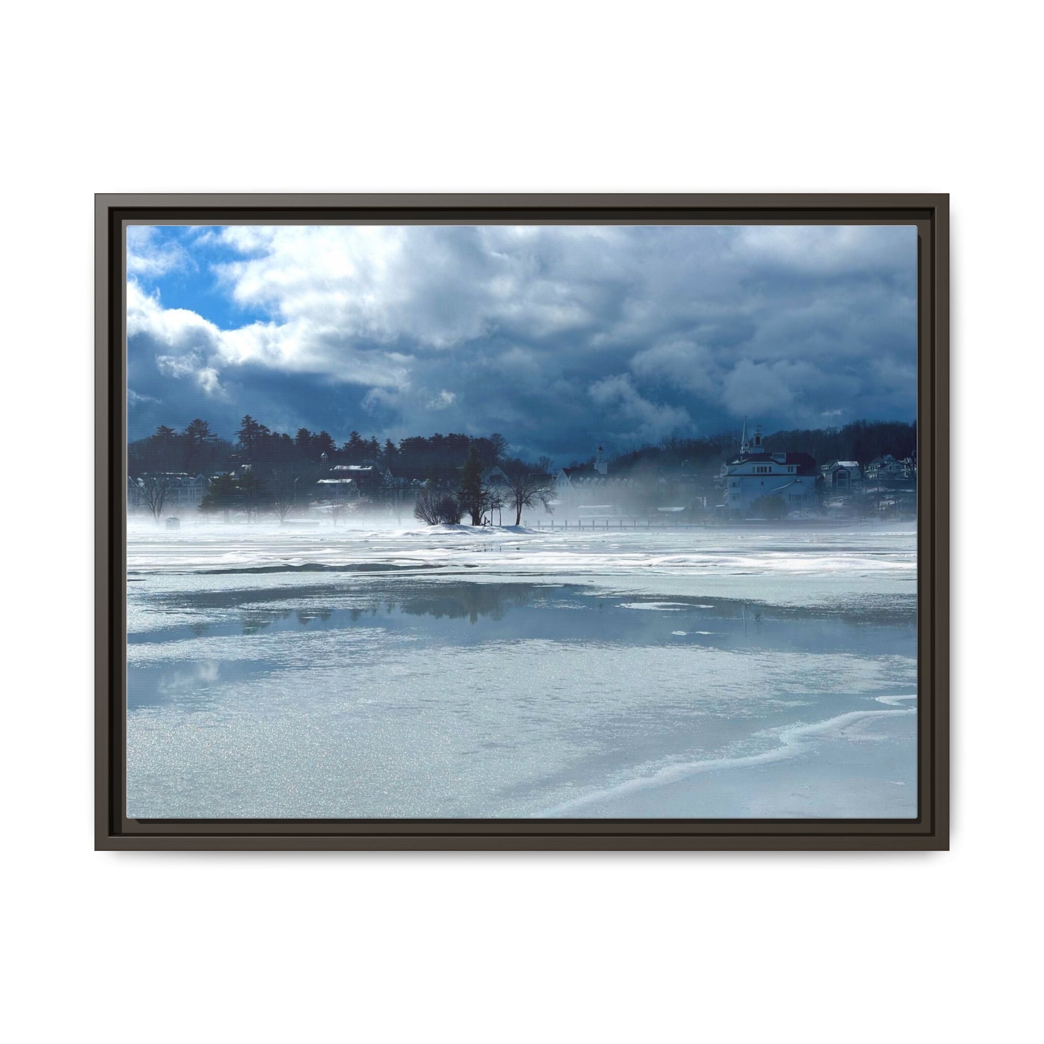 Meredith Bay in Ice Canvas