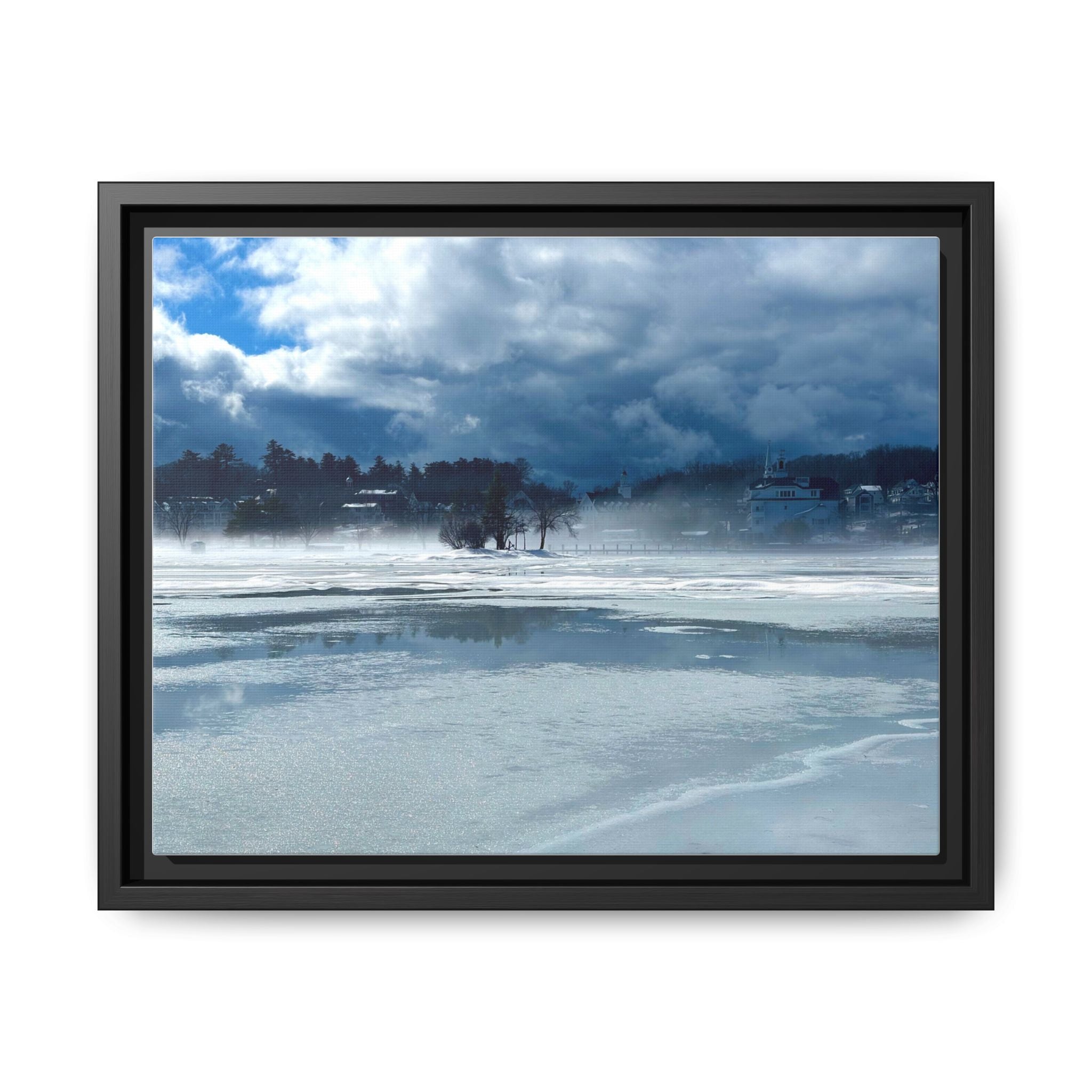 Meredith Bay in Ice Canvas