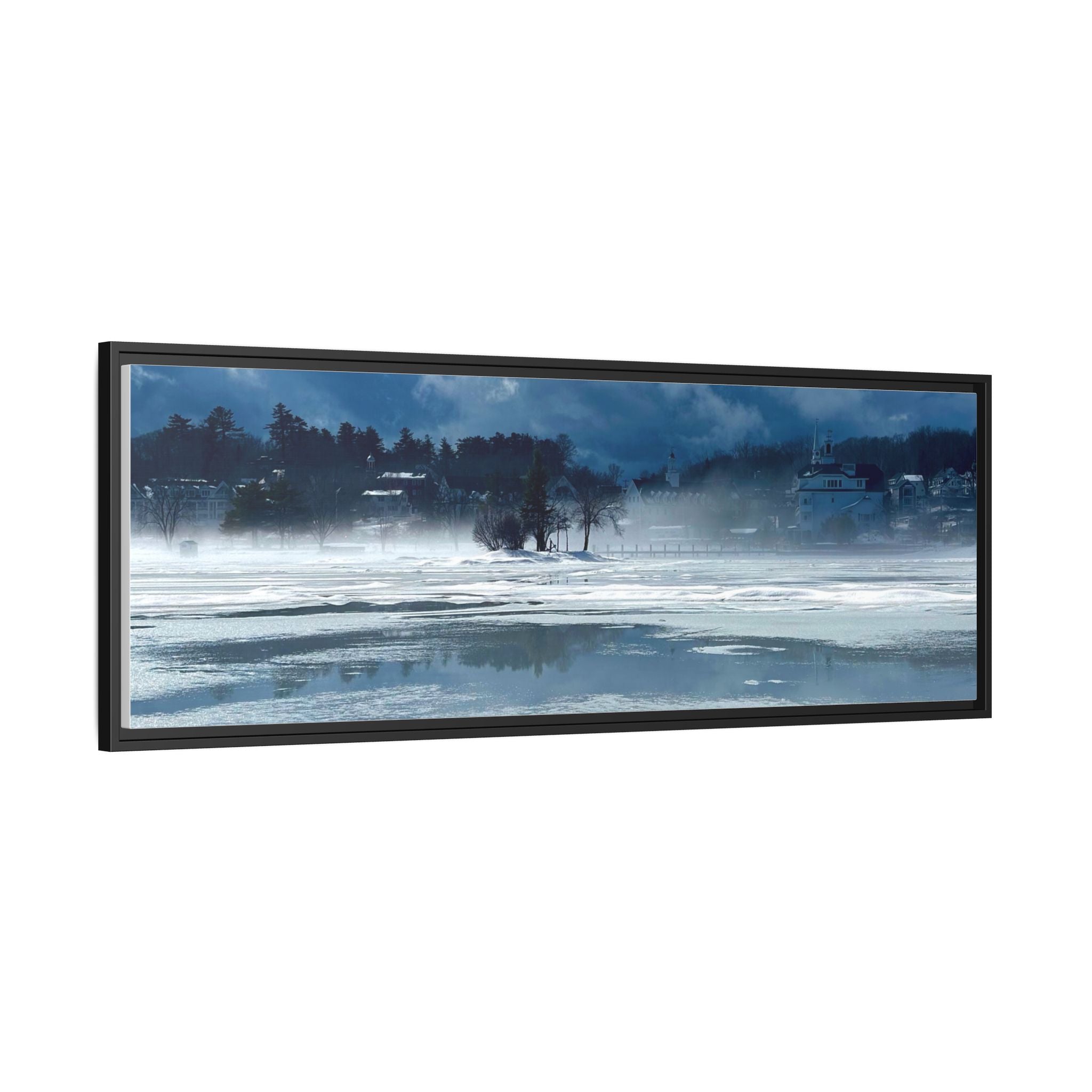 Meredith Bay in Ice Canvas