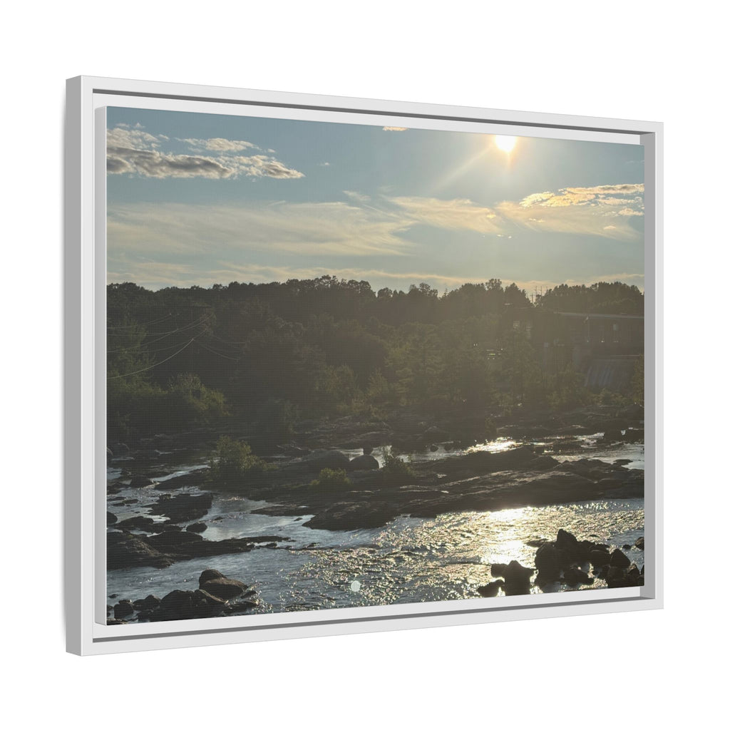 Amoskeag Falls Canvas with Frame