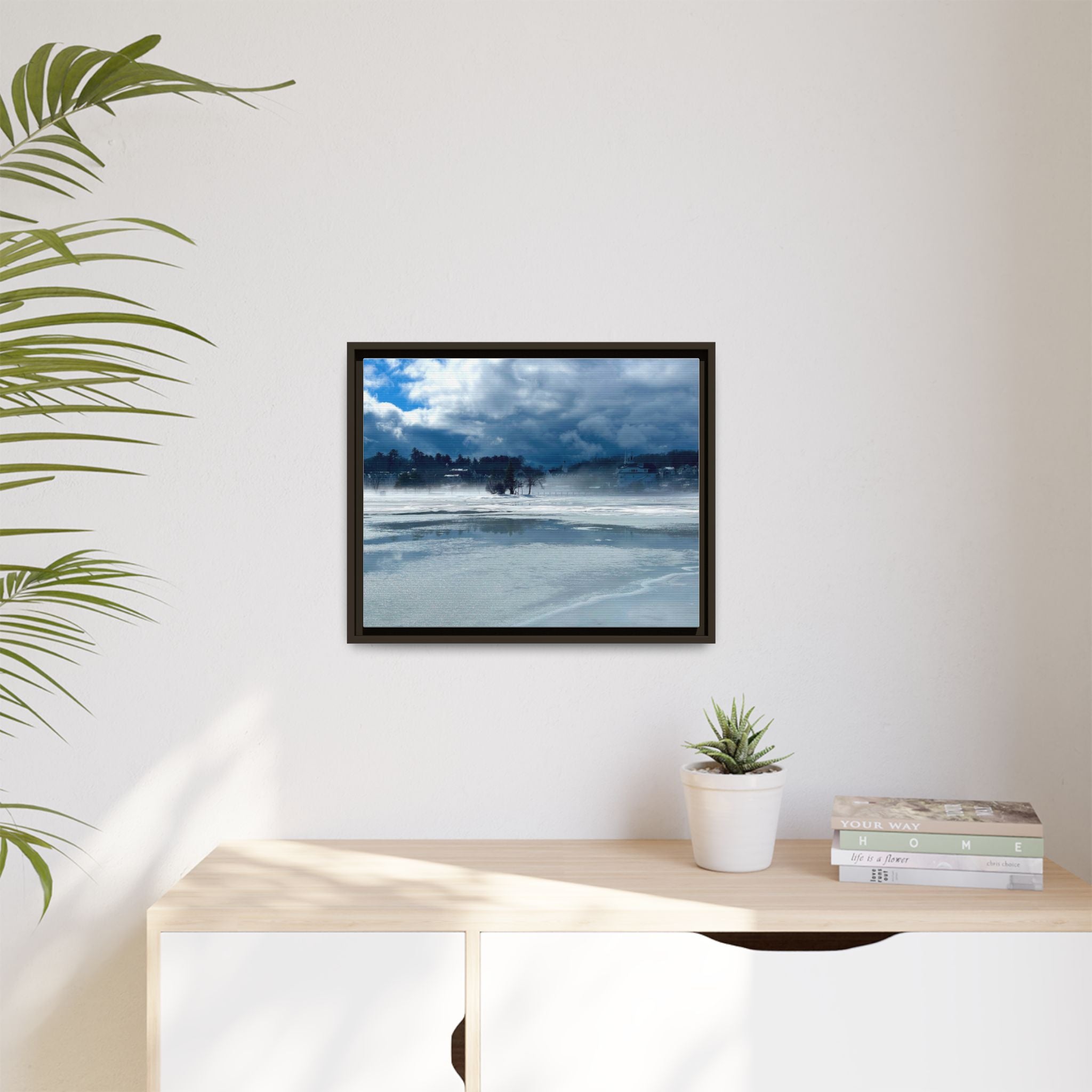 Meredith Bay in Ice Canvas