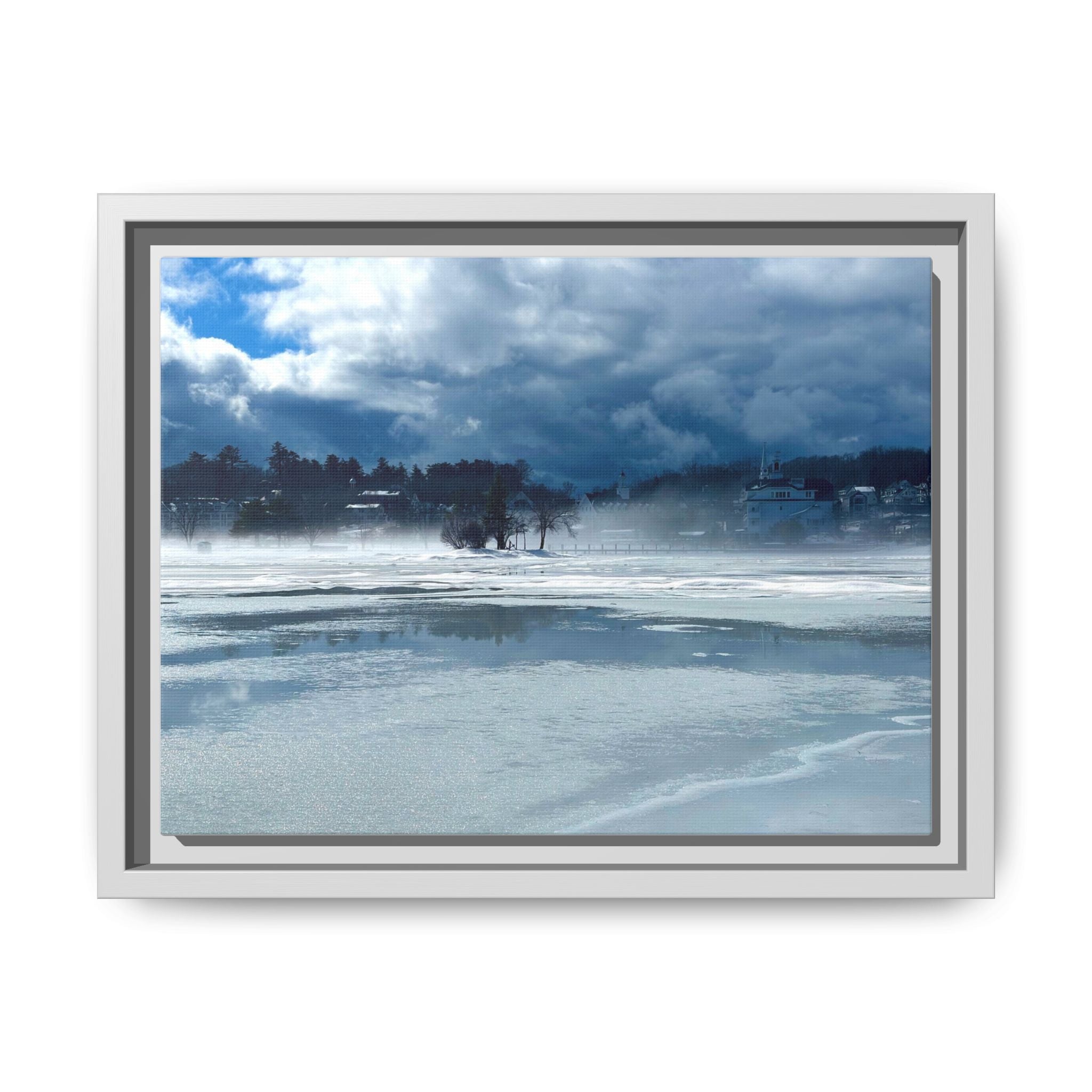 Meredith Bay in Ice Canvas