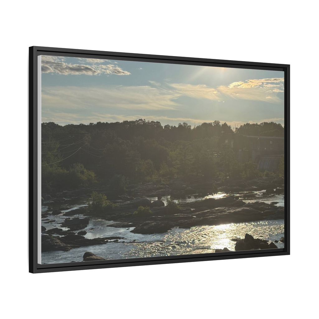 Amoskeag Falls Canvas with Frame