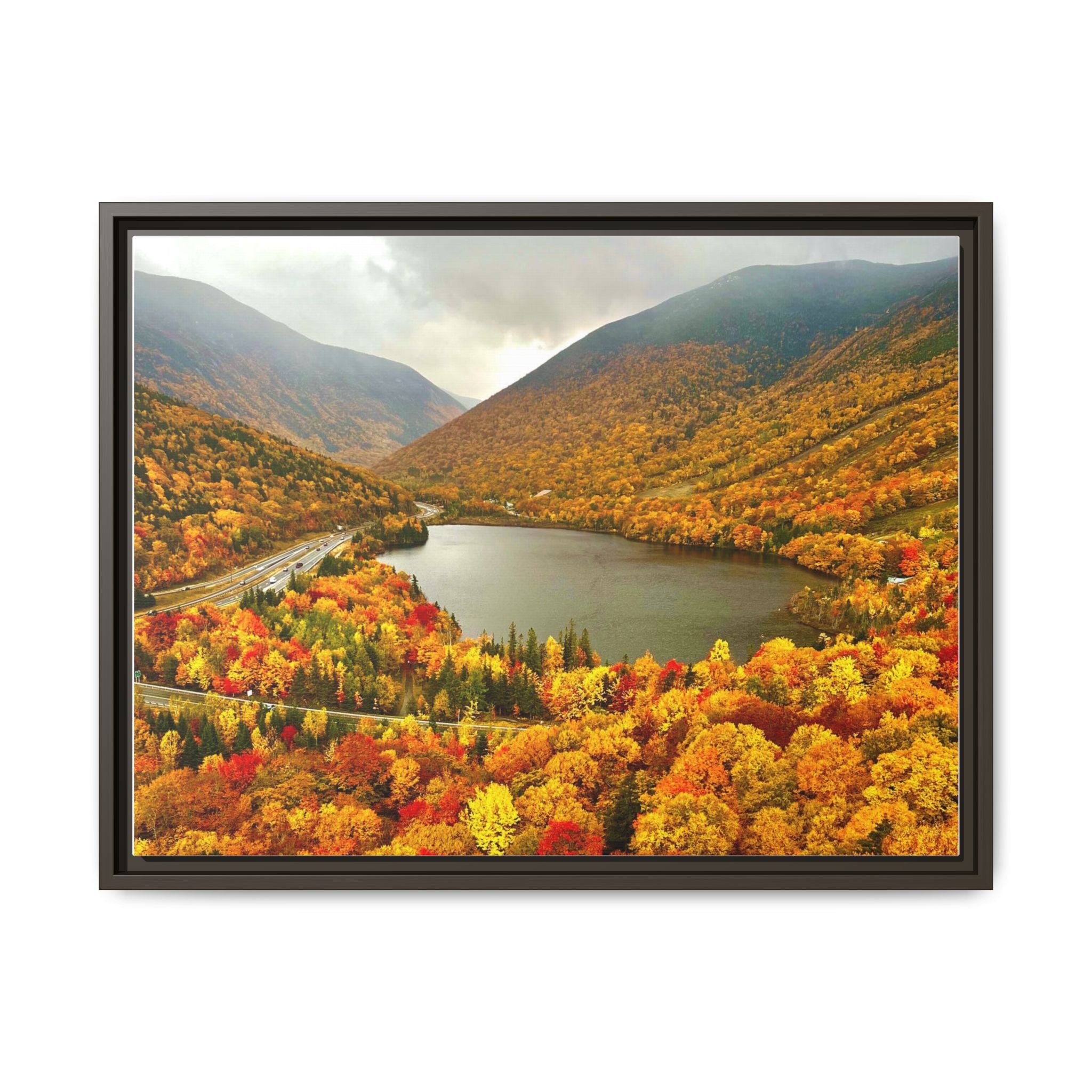 Canvas Print Foliage at Artist's Bluff