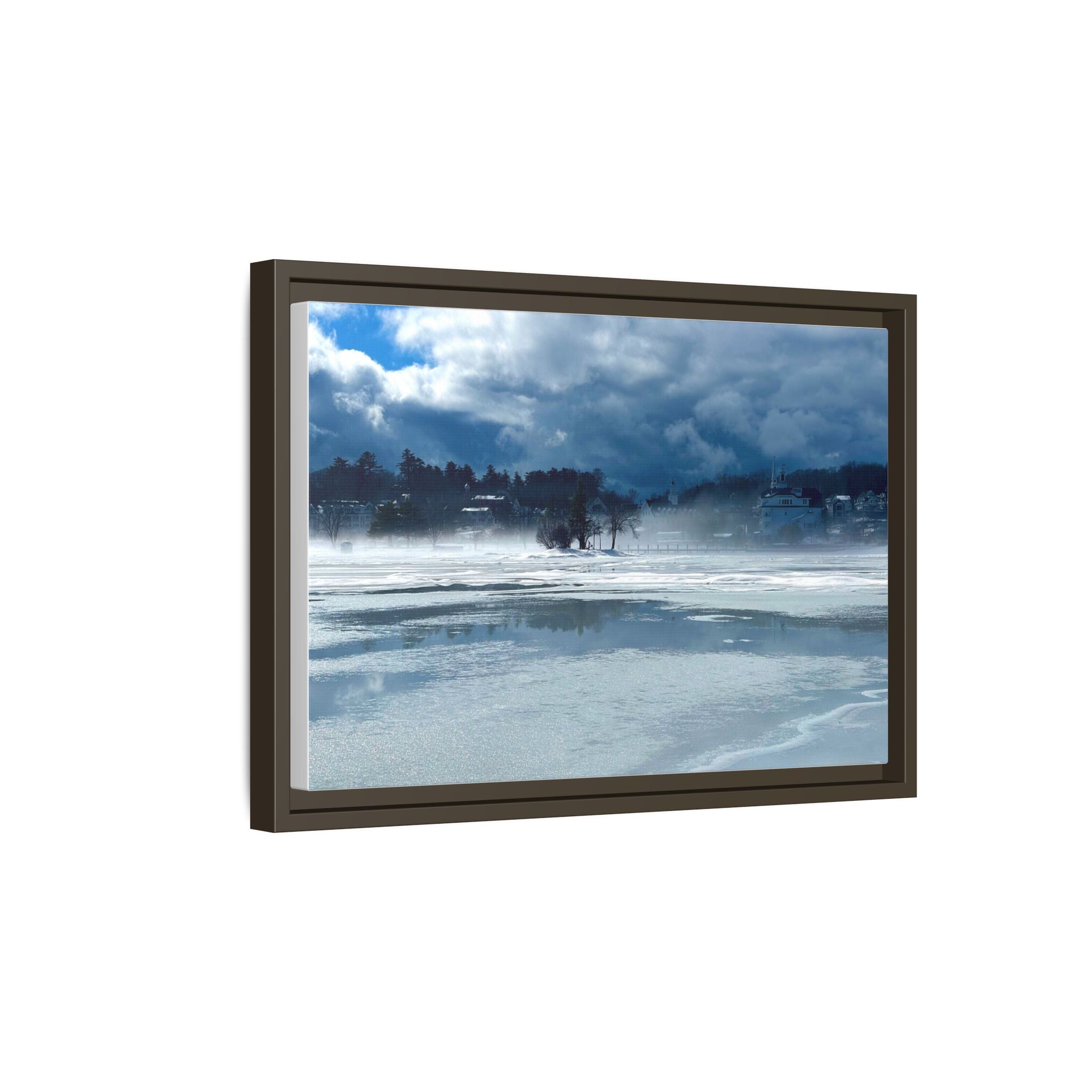 Meredith Bay in Ice Canvas