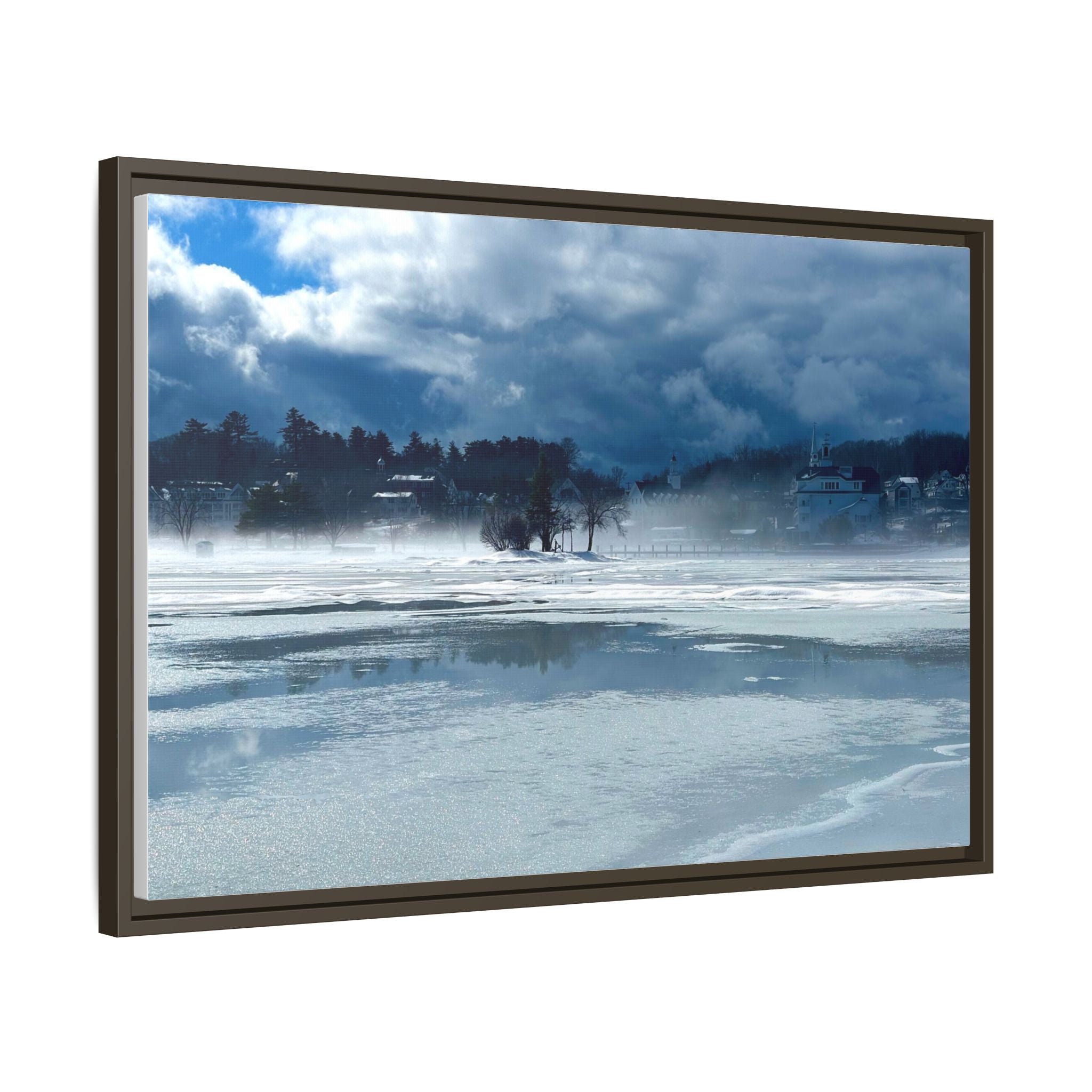 Meredith Bay in Ice Canvas
