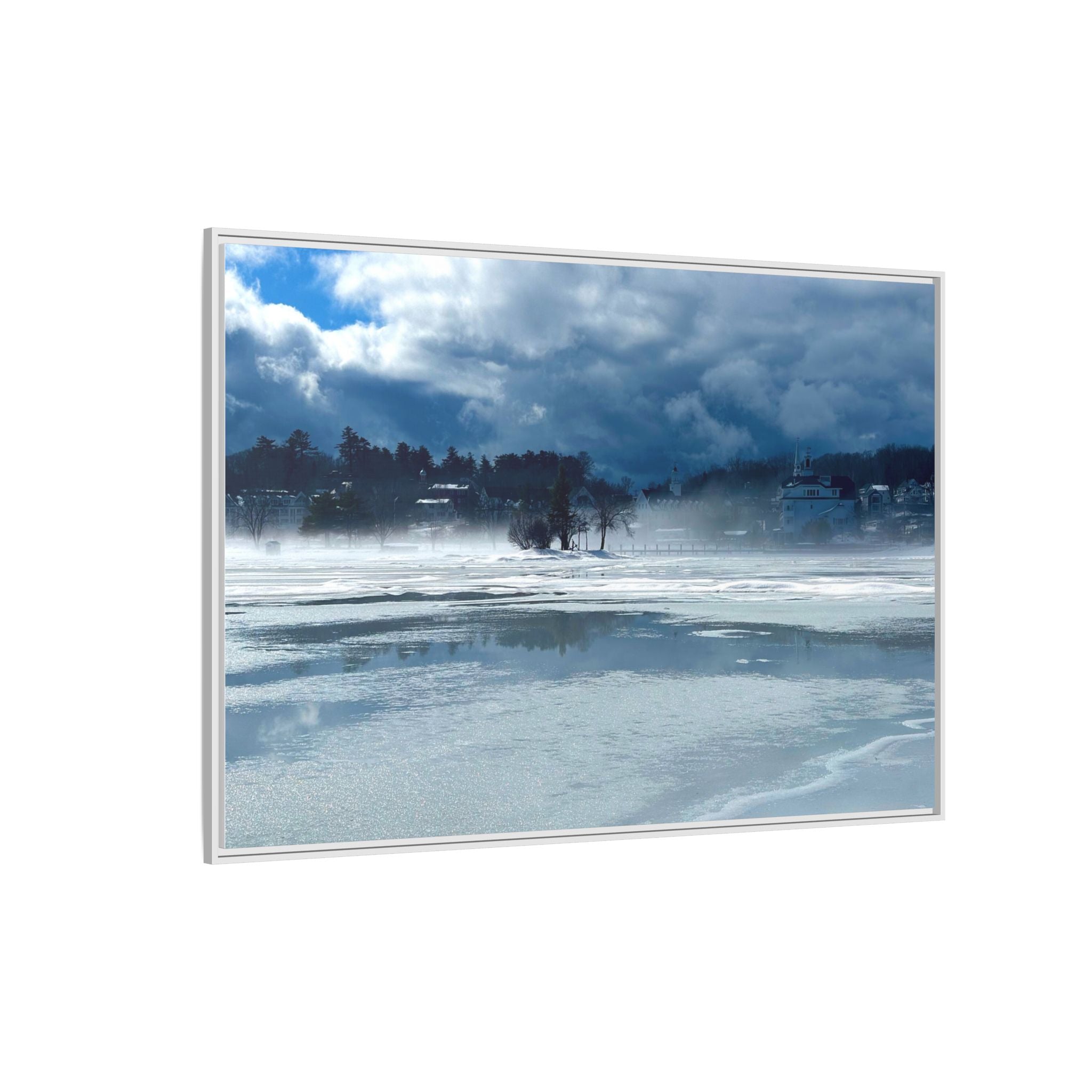Meredith Bay in Ice Canvas