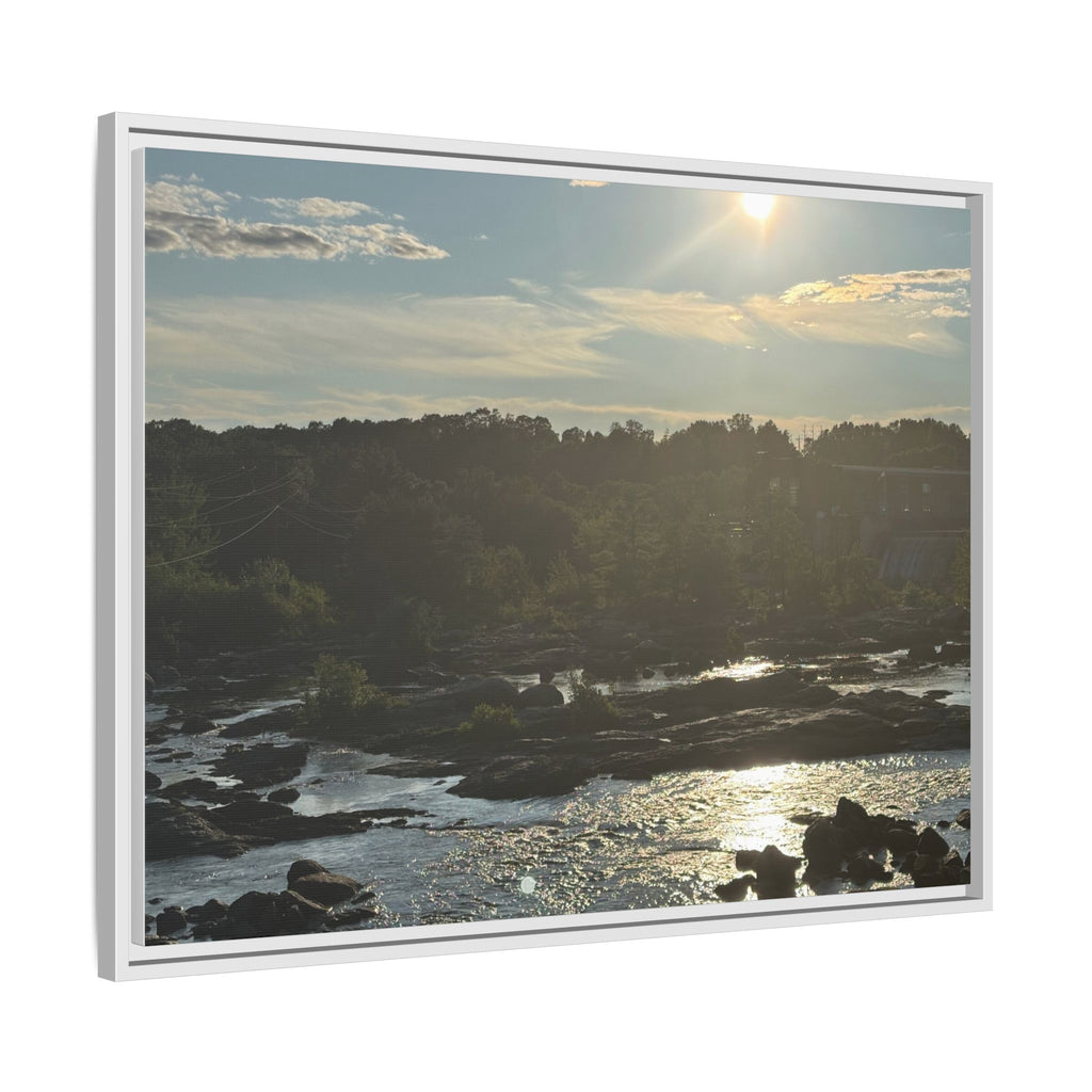Amoskeag Falls Canvas with Frame