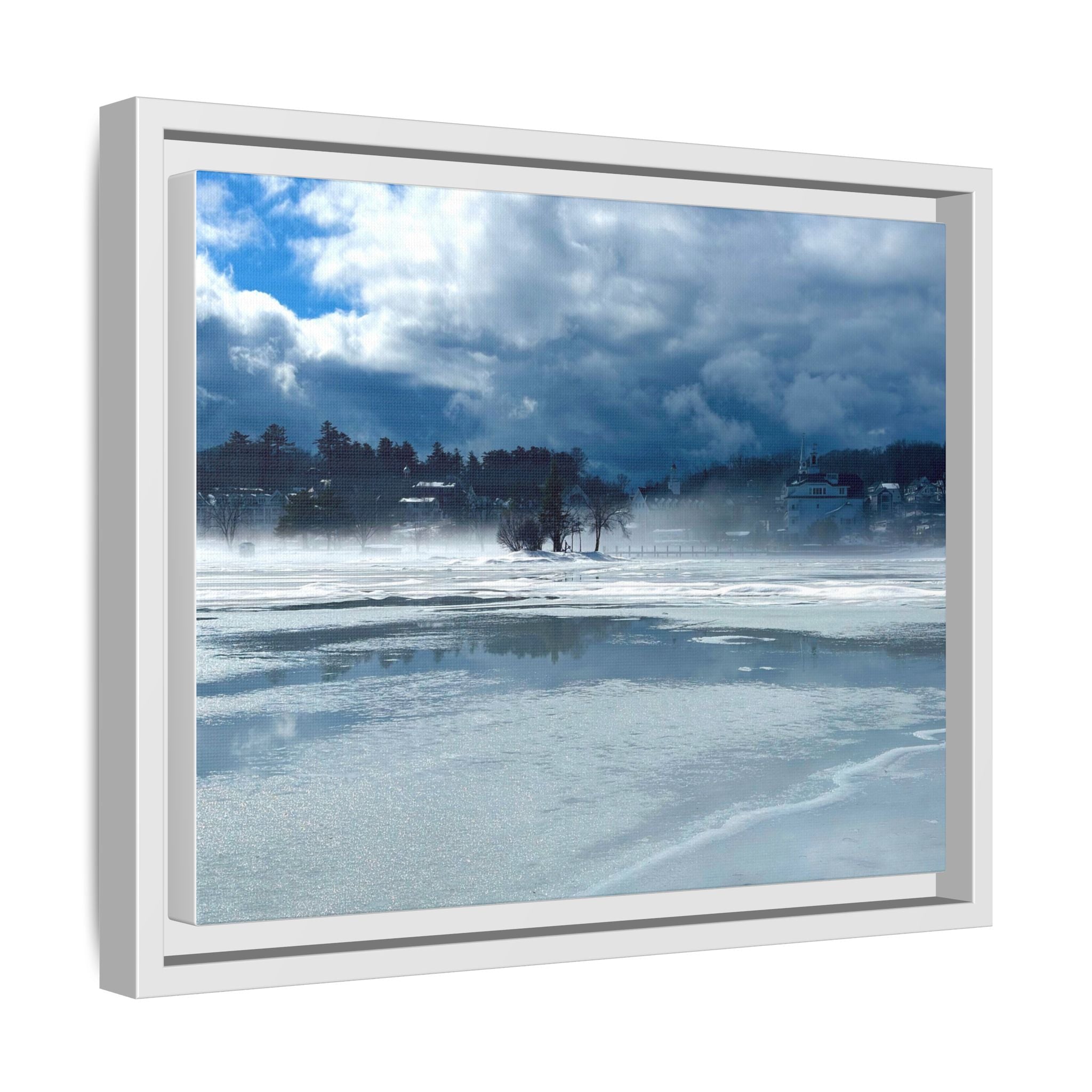 Meredith Bay in Ice Canvas