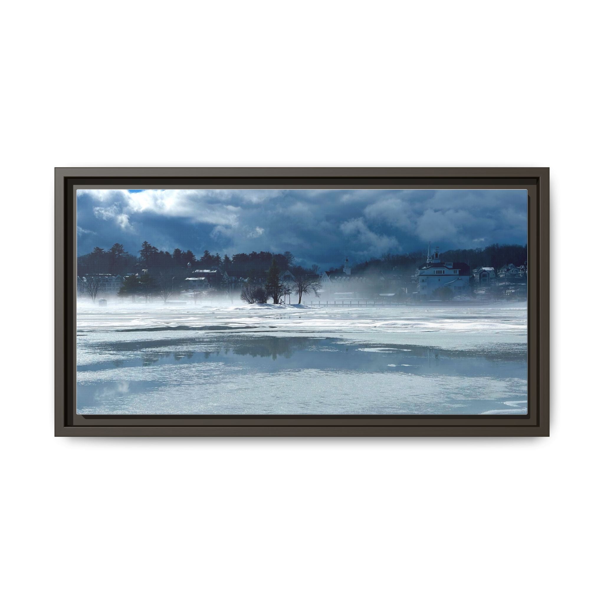Meredith Bay in Ice Canvas