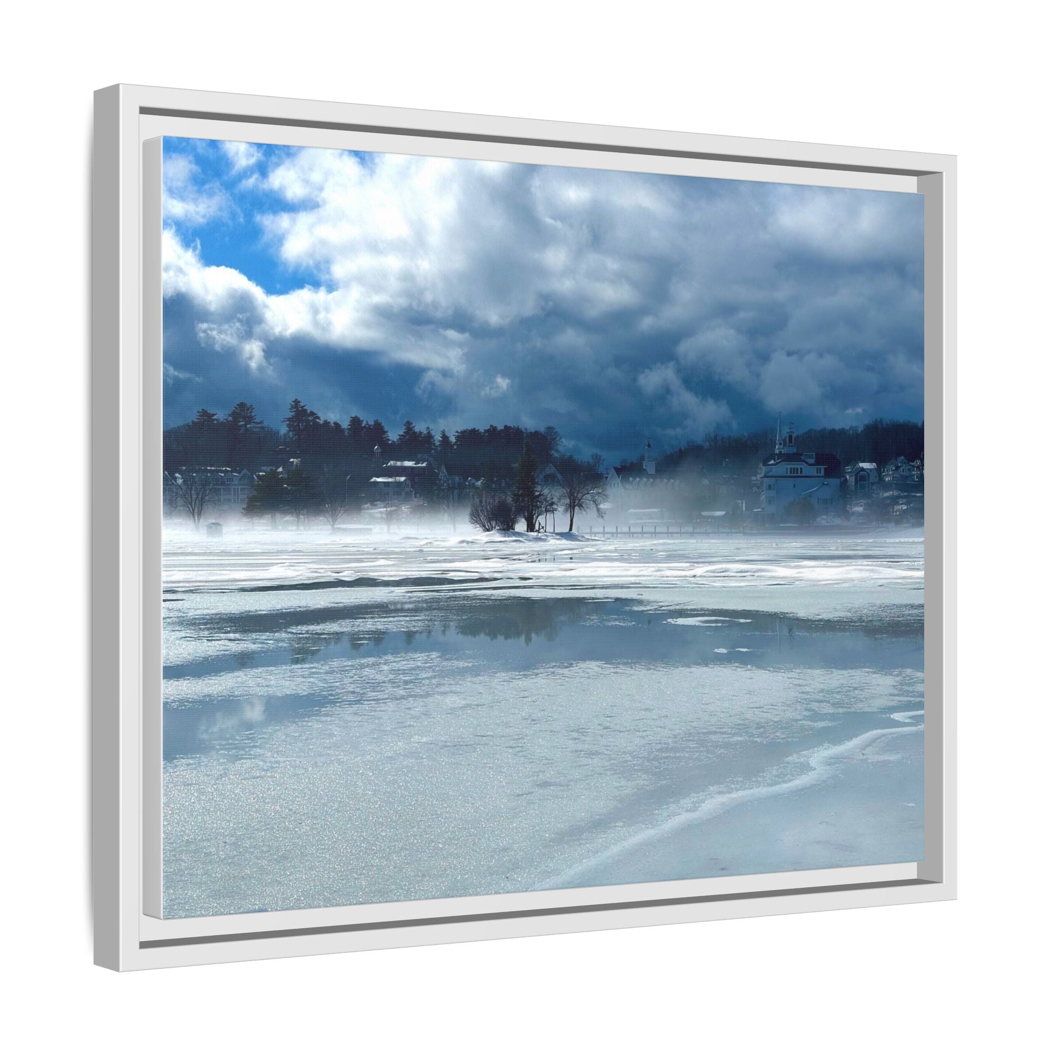 Meredith Bay in Ice Canvas