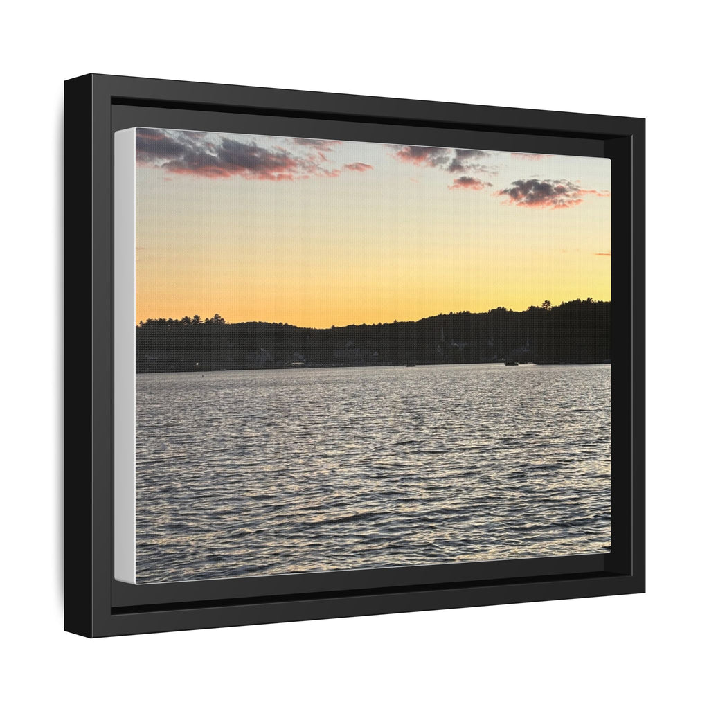 Canvas Wall Art - Sunset on the Lake