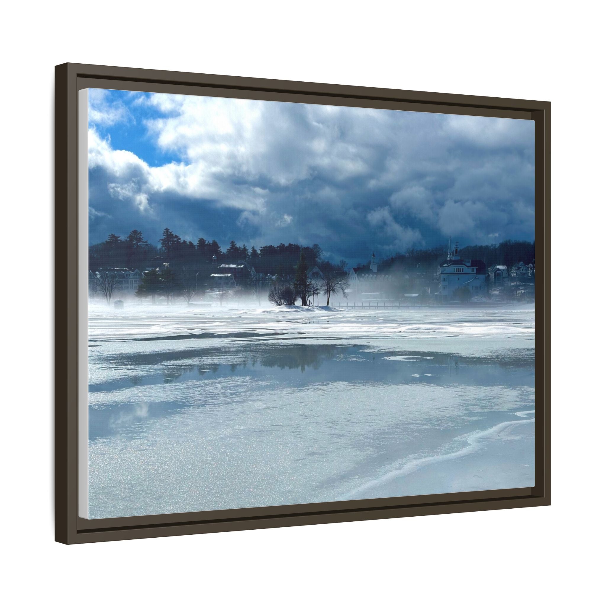 Meredith Bay in Ice Canvas