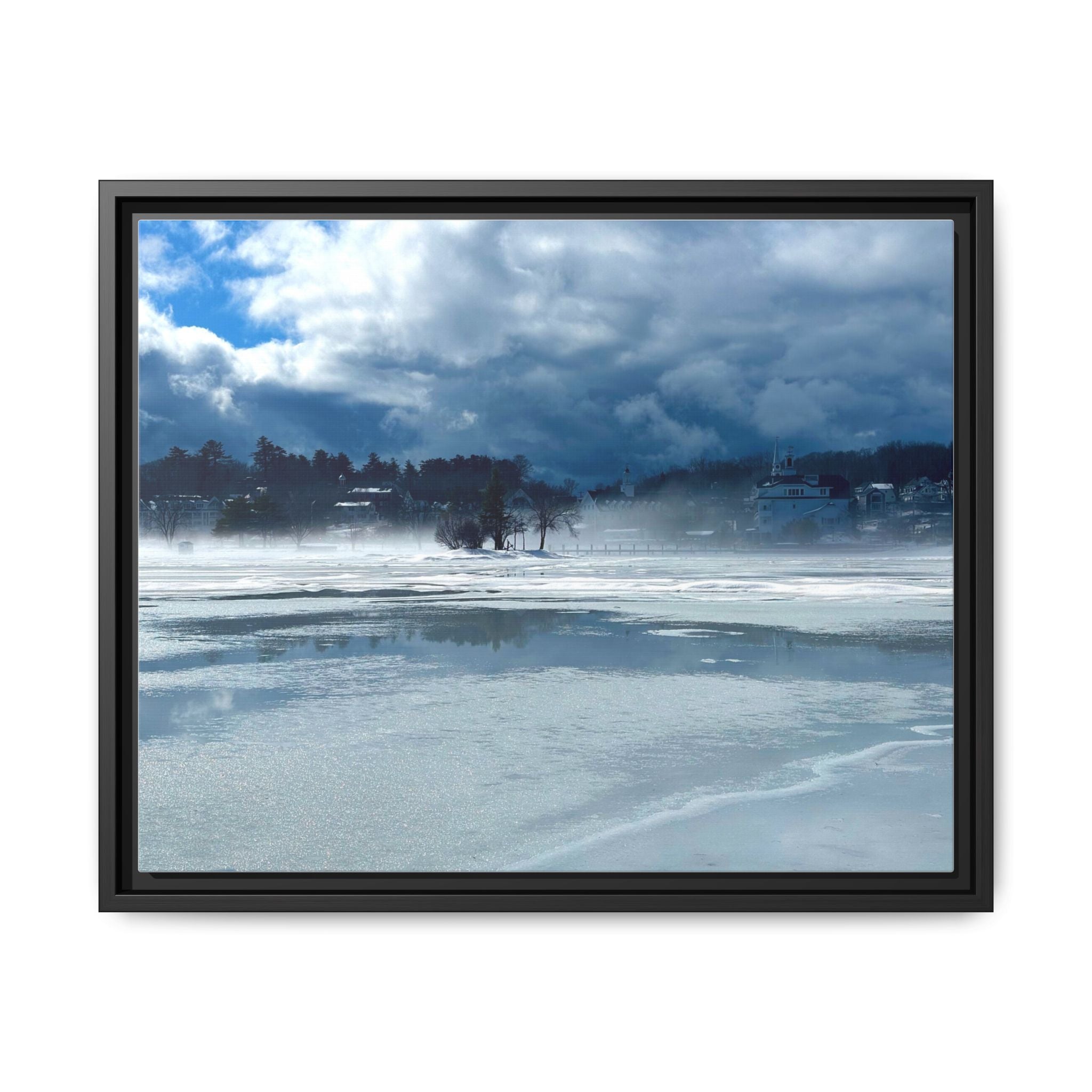Meredith Bay in Ice Canvas