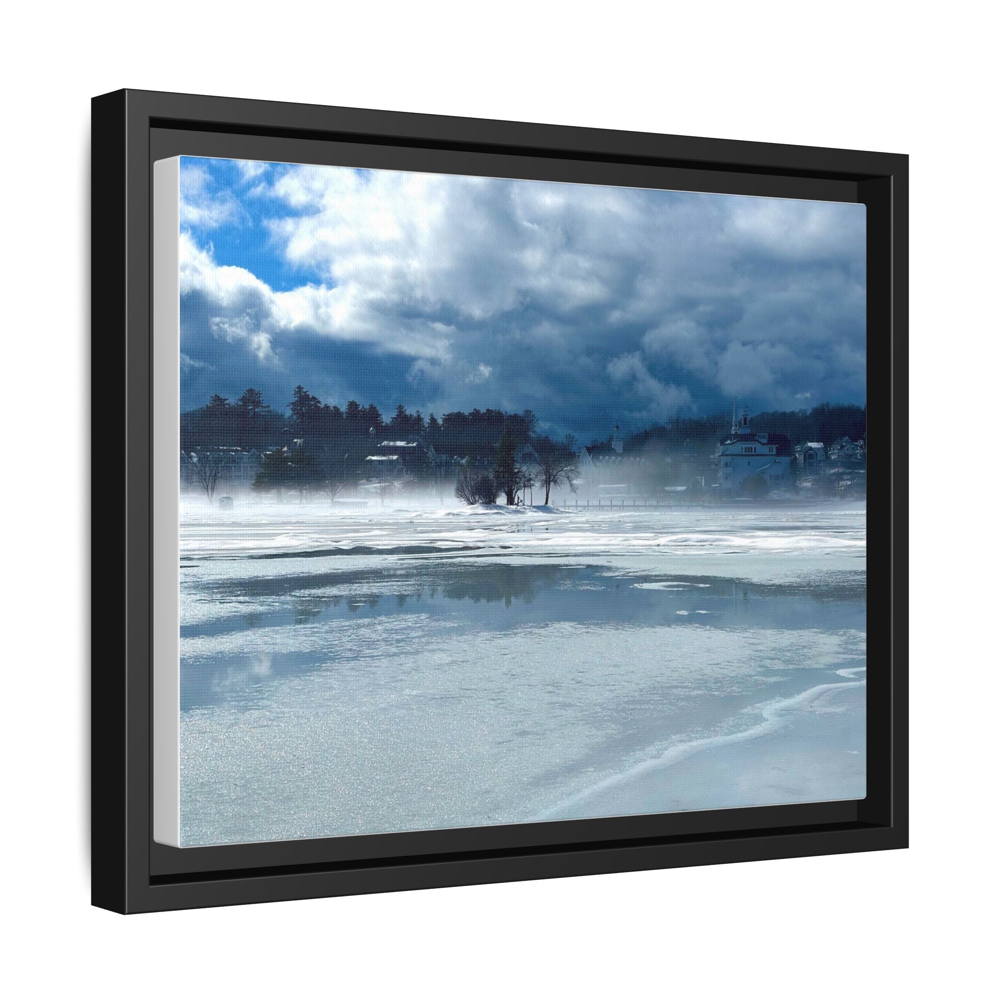 Meredith Bay in Ice Canvas