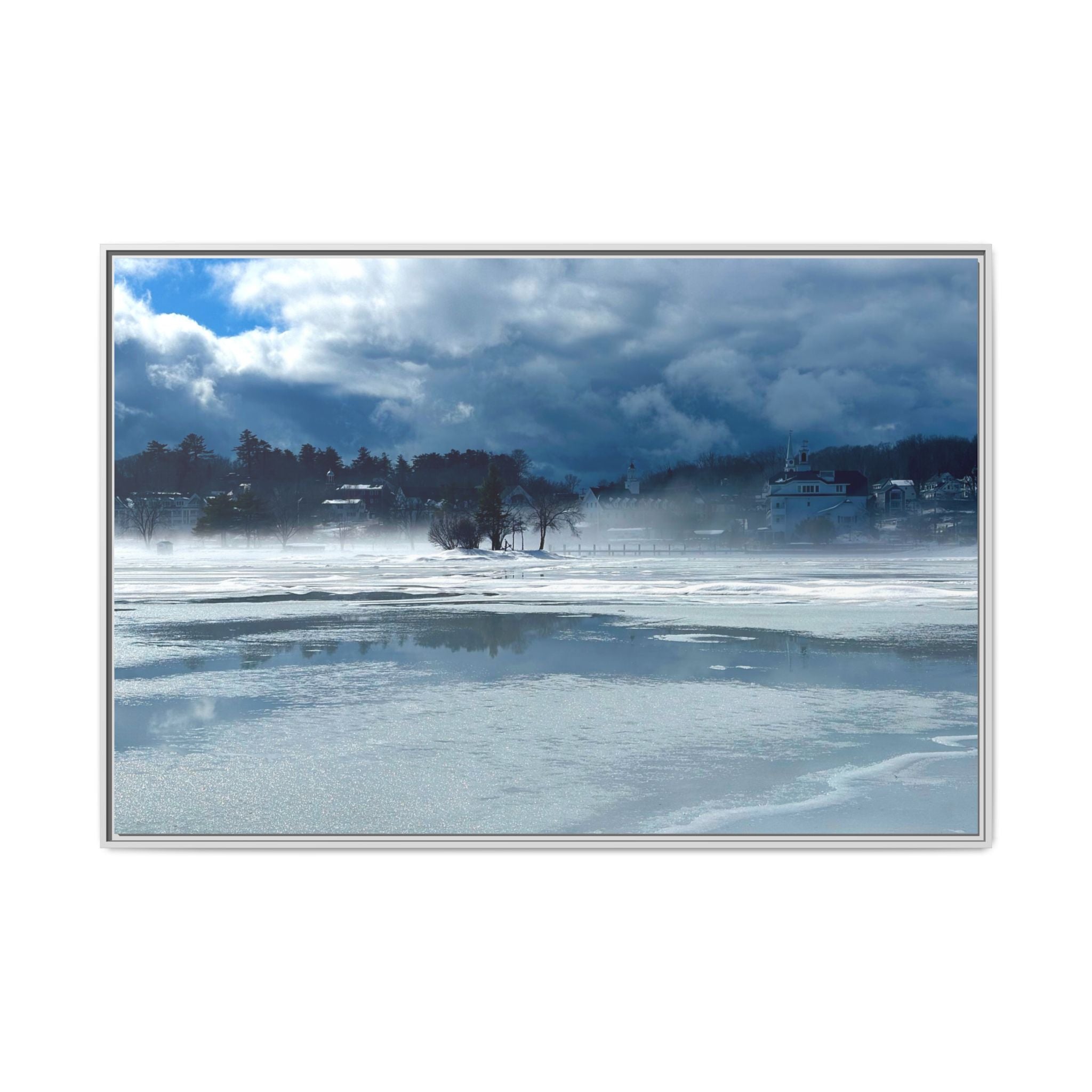 Meredith Bay in Ice Canvas