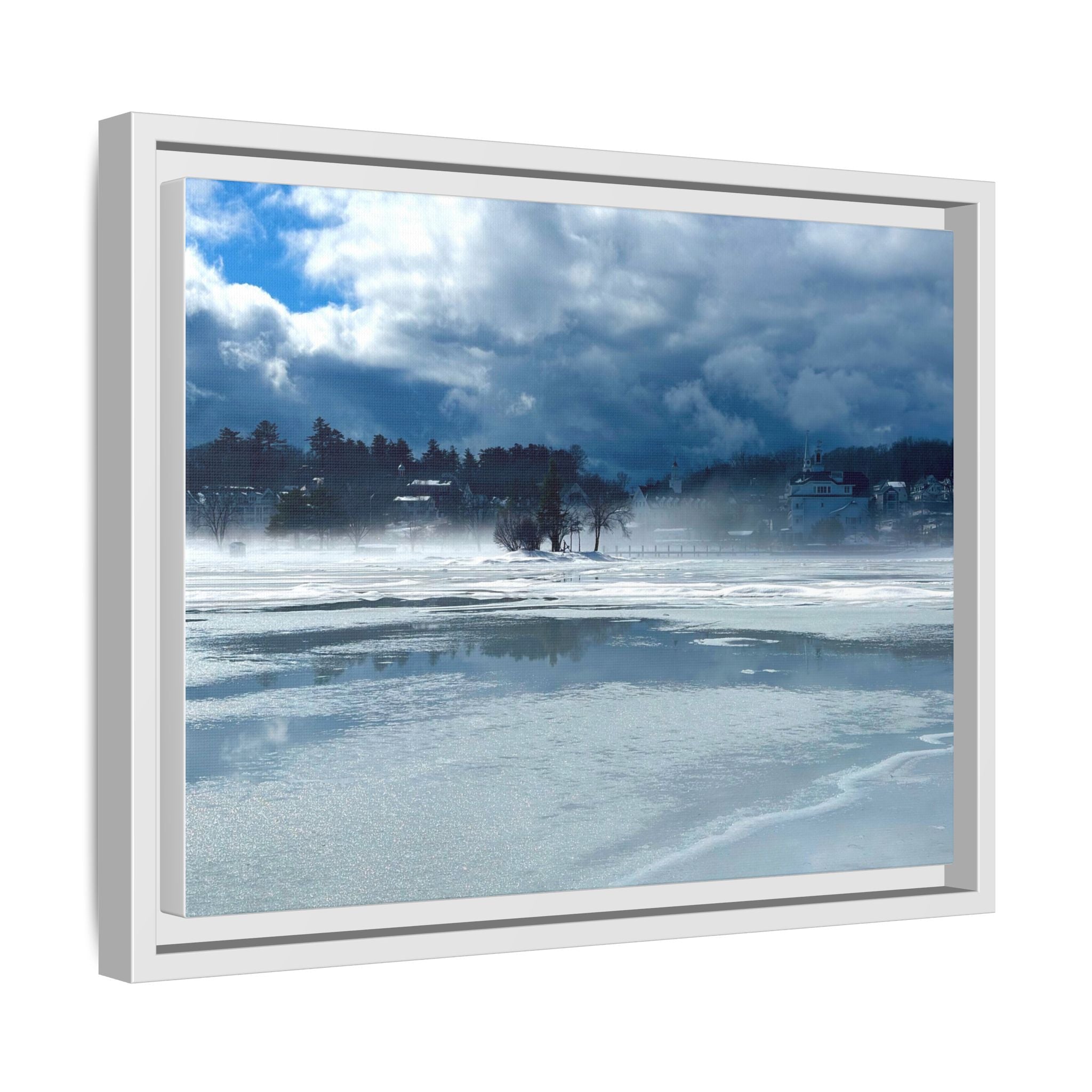 Meredith Bay in Ice Canvas